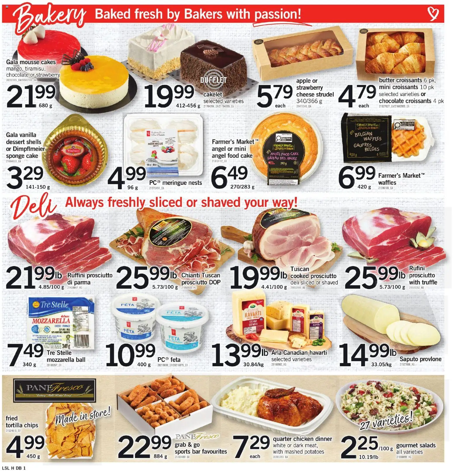 Loblaws flyer valid from 11.06.2026 | Page: 4 | Products: Potatoes, Sponge, Butter, Chicken
