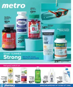Preview of Metro Pharmacy Flyer - Trois-Pistoles from shop Metro valid from 21.05.2026