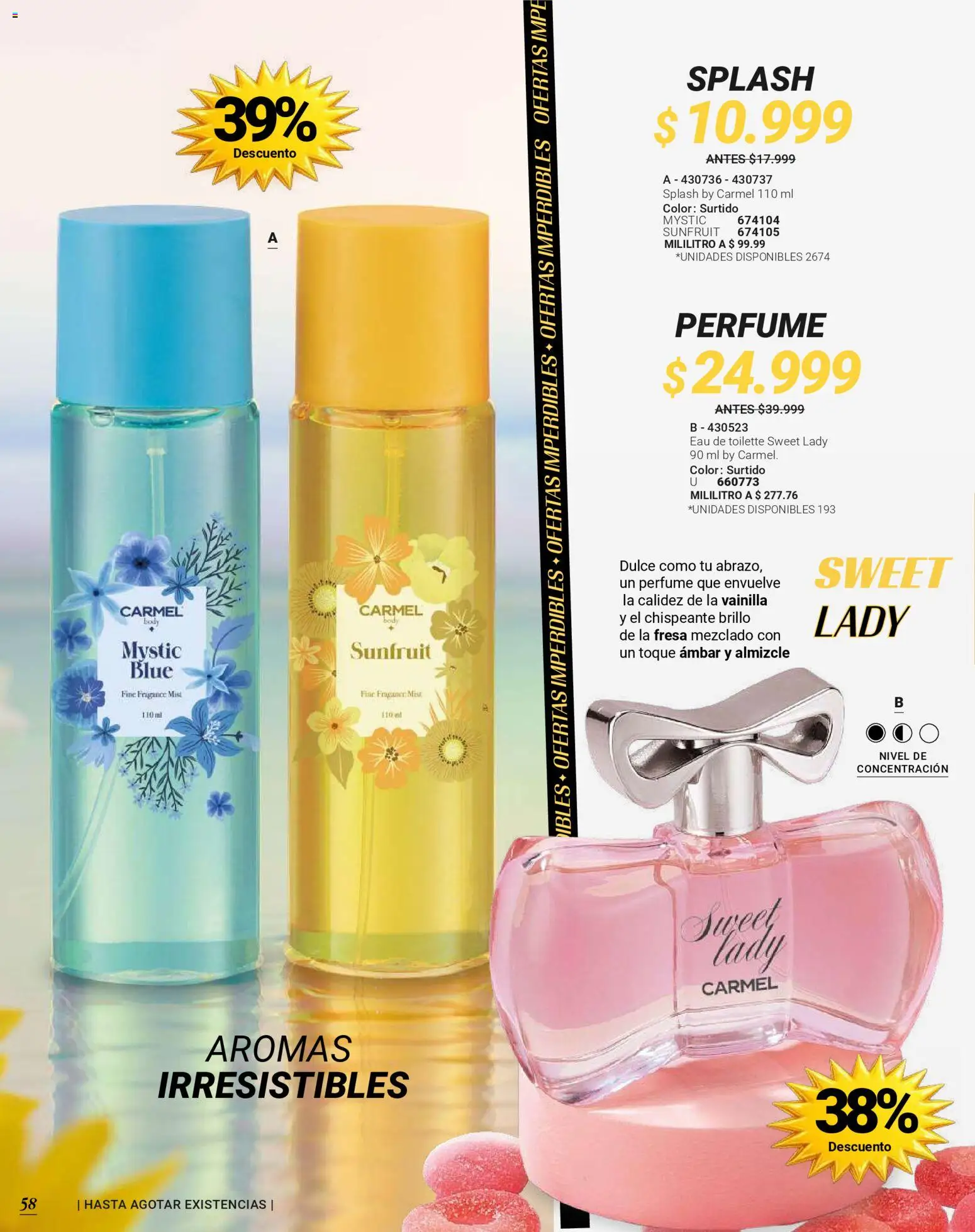 Carmel revista - valida desde el 01.06.2026 | Página: 254 | Productos: Fresa, Body, Perfume, Eau de toilette