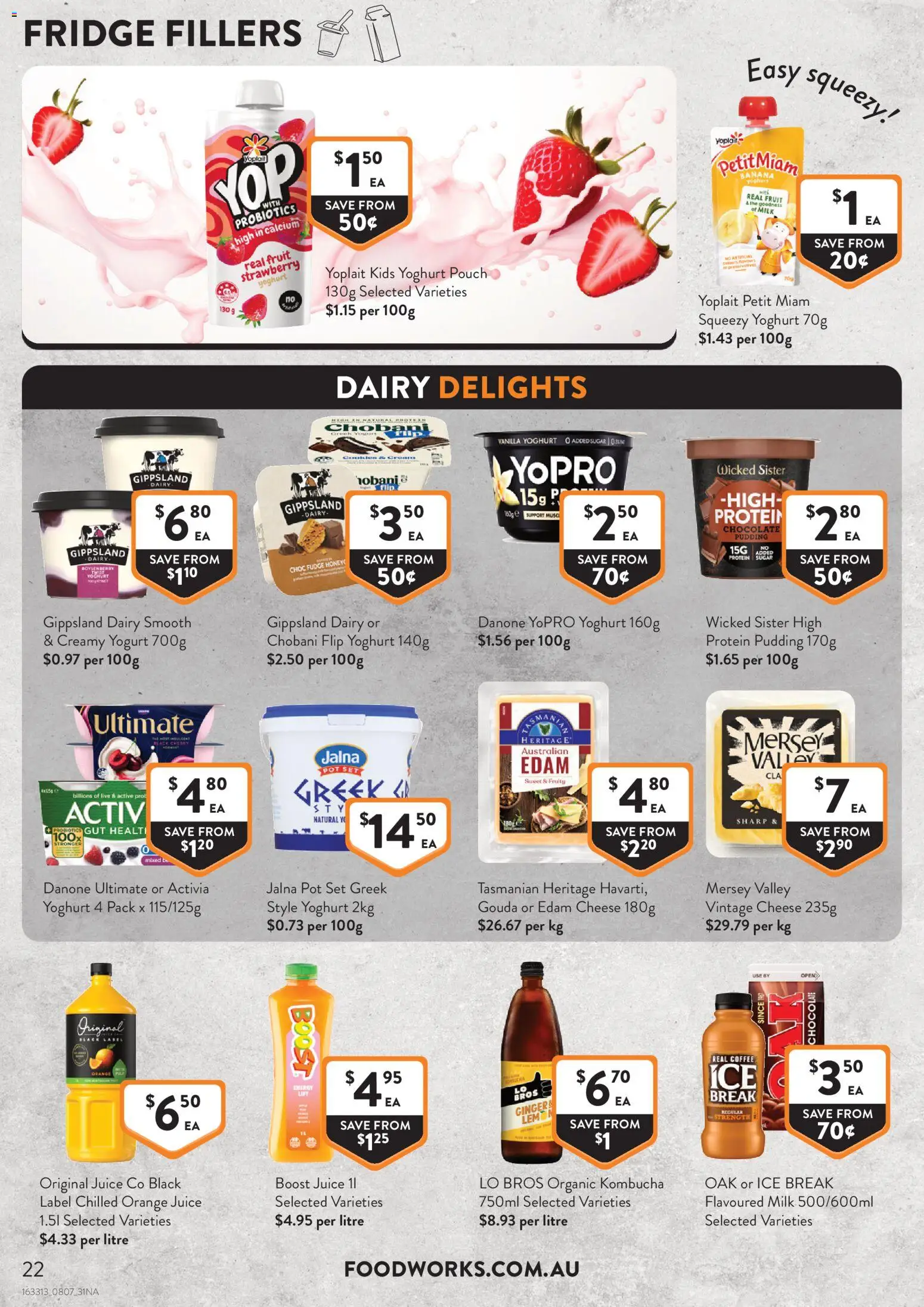 Foodworks catalogue - valid from 08/07/2026 | Page: 22 | Products: Pot, Yoghurt, Coffee, Sugar