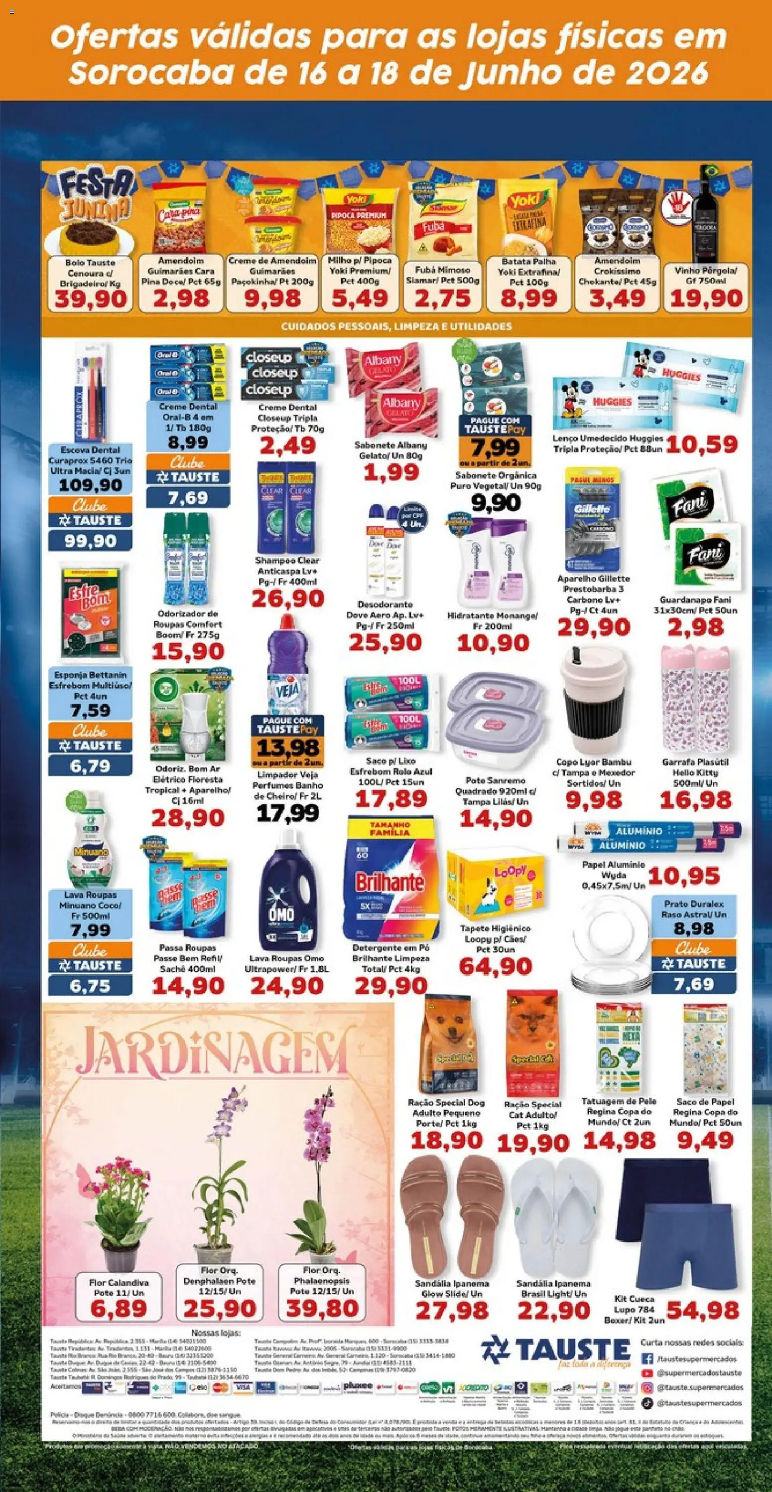 Tauste Folheto - válido de 16.06.2026 | Página: 5 | Produtos: Escova, Rolo, Roupas, Cenoura
