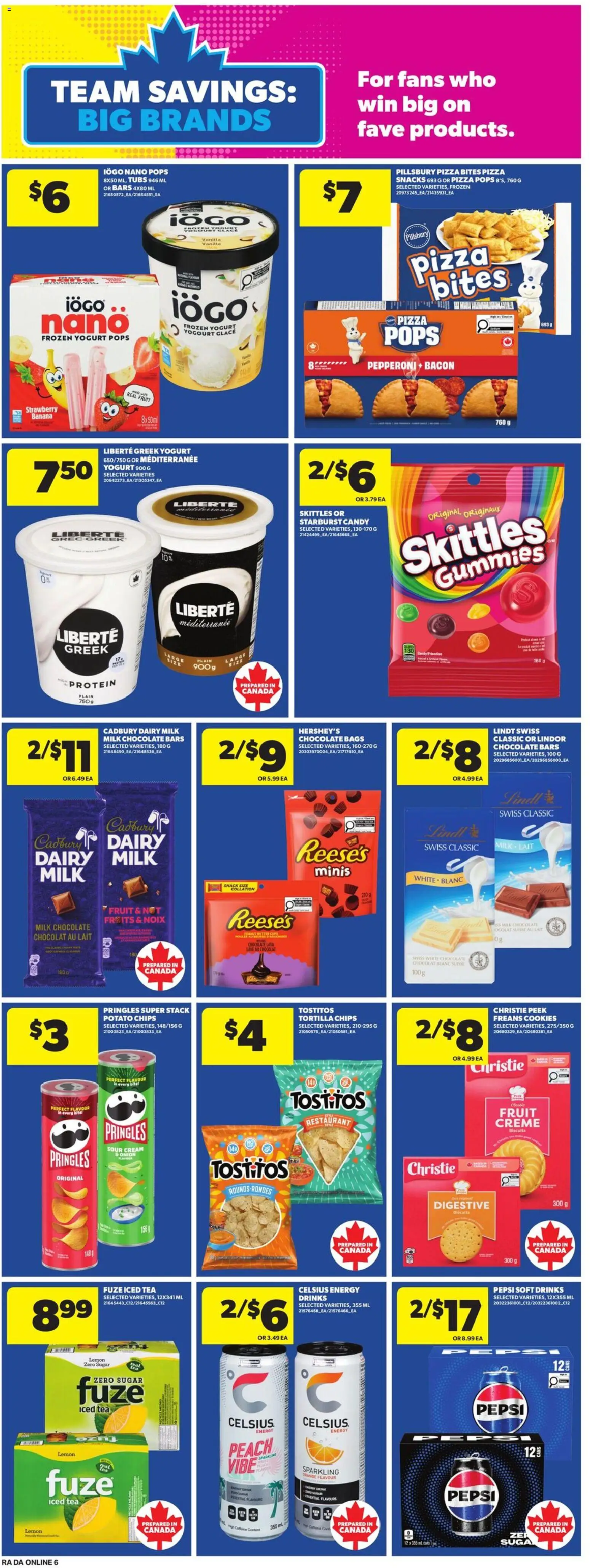 Atlantic Superstore flyer valid from Jul 2, 2026 | Page: 12 | Products: Sour cream, Cookies, Milk, Chocolate