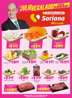 Vista previa de Soriana Fin de Semana Mercado: Son y Sin, nuevo folleto de la tienda, válido en México a partir del 05.06.2026