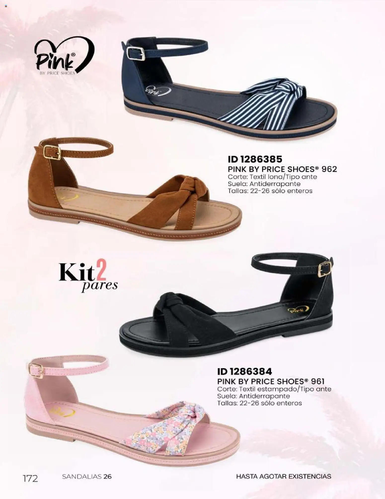 Nuevas ofertas de Price Shoes válidas en toda la República Mexicana desde el 23/06/2026. ¡Encuentra las mejores ofertas en Price Shoes catálogo Sandalias 2026! | Página: 172 | Productos: Sandalias