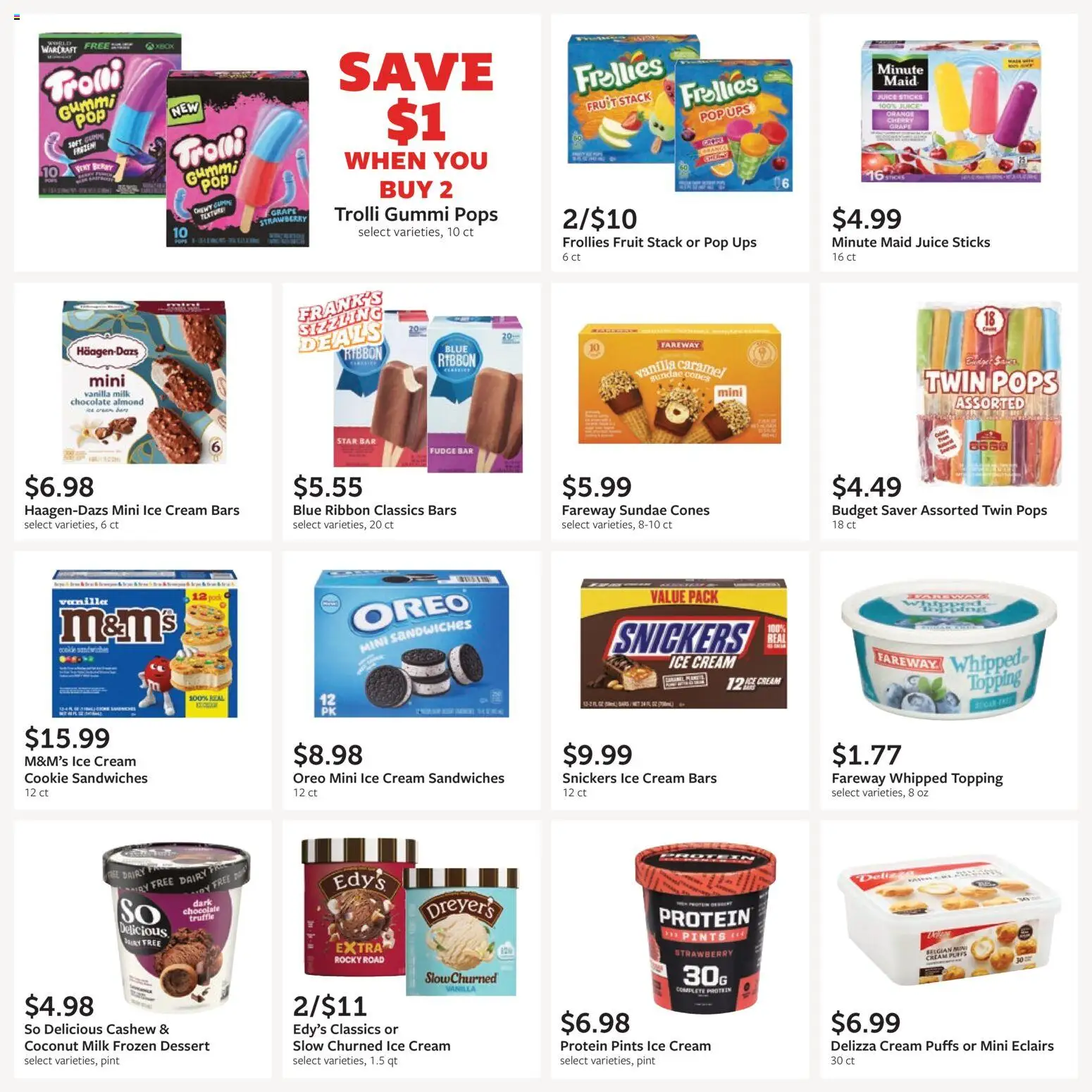 Fareway Monthly Ad - valid from 08/03/2026 | Page: 26 | Products: Milk, Juice, Cream, Xbox