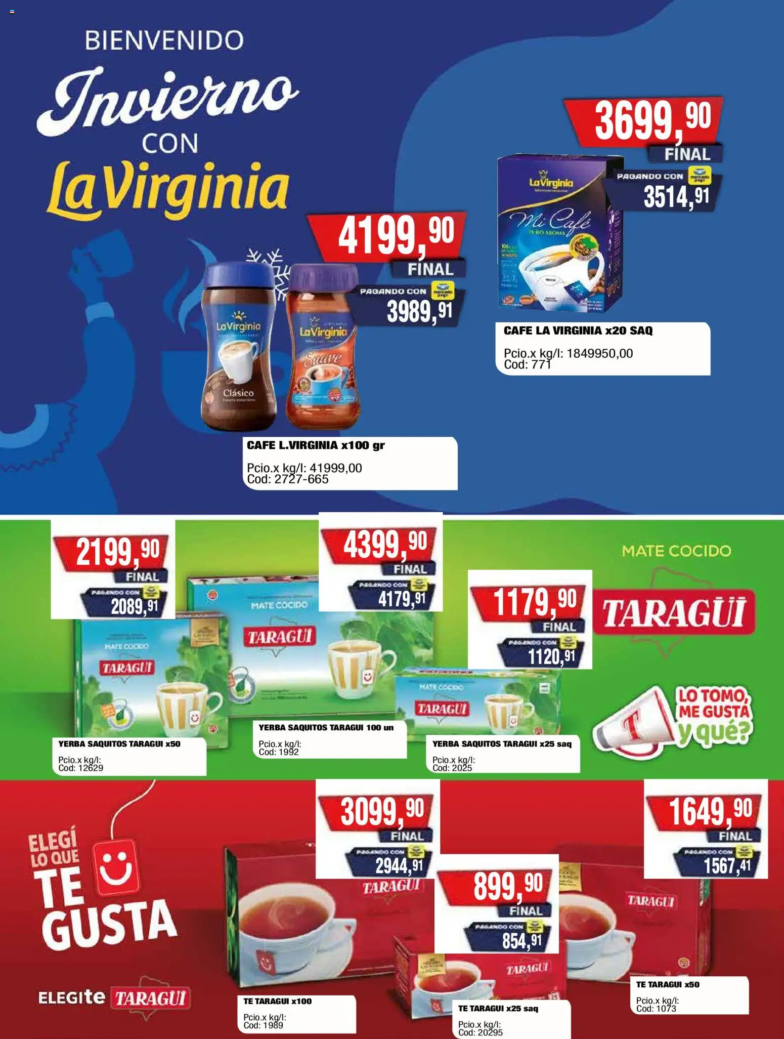 Maxiconsumo ofertas │ válido desde el 20/07/2026 | Página: 13 | Productos: Mate, Café, Té, Mate cocido