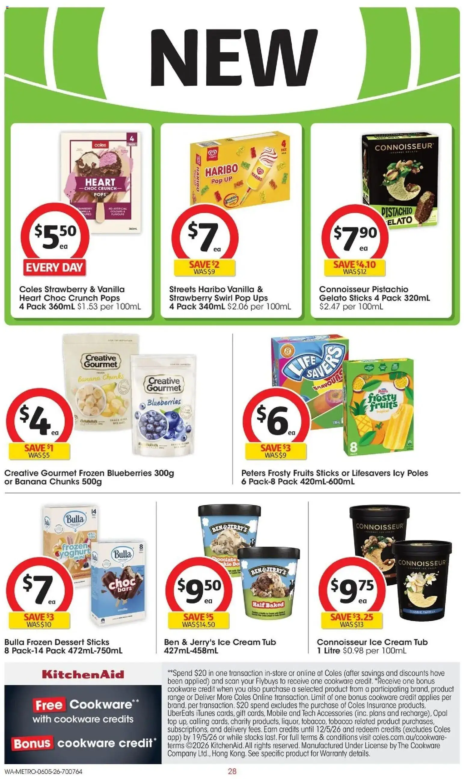 Coles catalogue - valid from 05.05.2026 | Page: 28 | Products: Cookware, Accessories, Blueberries, UPS
