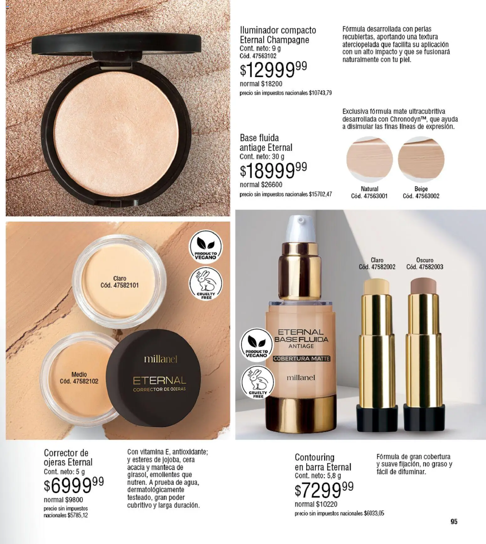 Millanel - Catálogo │ válido desde el 25.05.2026 | Página: 95 | Productos: Mate, Iluminador, Cera, Manteca