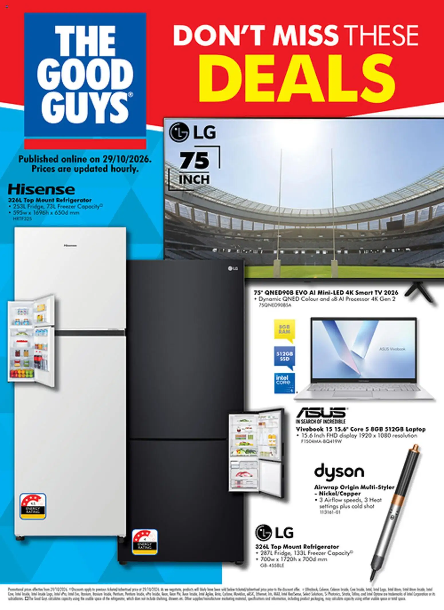 The Good Guys catalogue - valid from 29/10/2026 | Page: 1