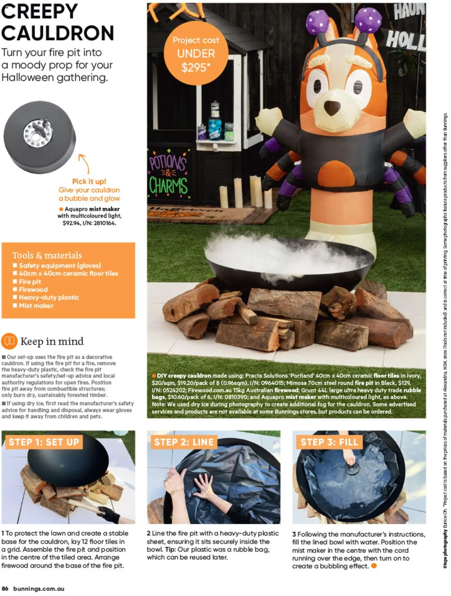 Bunnings Warehouse catalogue - valid from 01/10/2026 | Page: 102 | Products: Charms, Gloves, Firewood, Tools