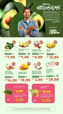 Oba Hortifruti - Ofertas da semana - Pré-Visualização do folheto da loja Oba Hortifruti, válido de 19.05.2026 | Página: 3 | Produtos: Cogumelo, Alface, Champignon, Couve
