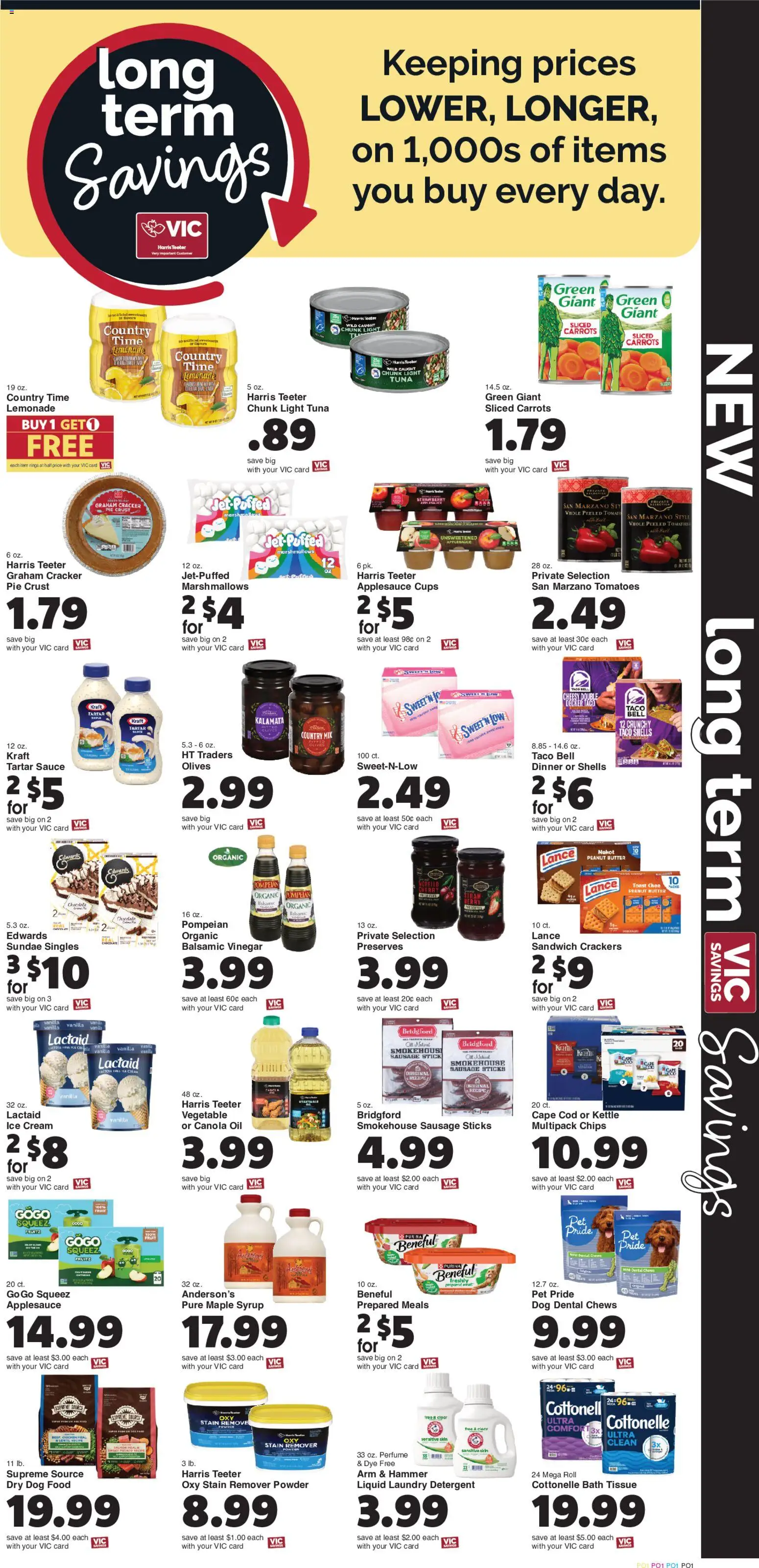 Harris Teeter Weekly Ad - NC - valid from 27.05.2026 | Page: 8 | Products: Hammer, Cream, Ice cream, Sausage