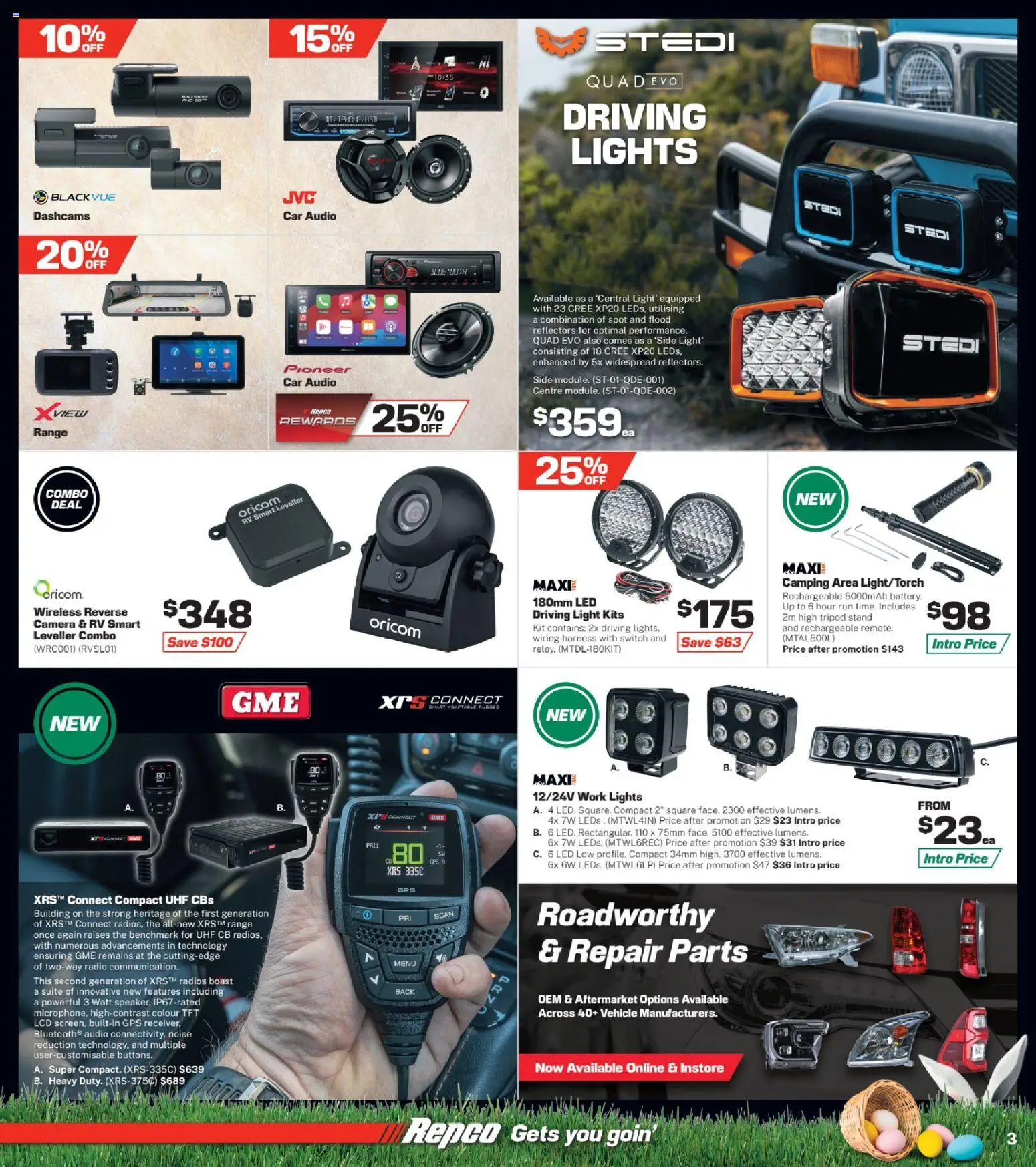 Repco catalogue - valid from 19.03.2026 | Page: 3 | Products: Light, Suite, Camera, Audio