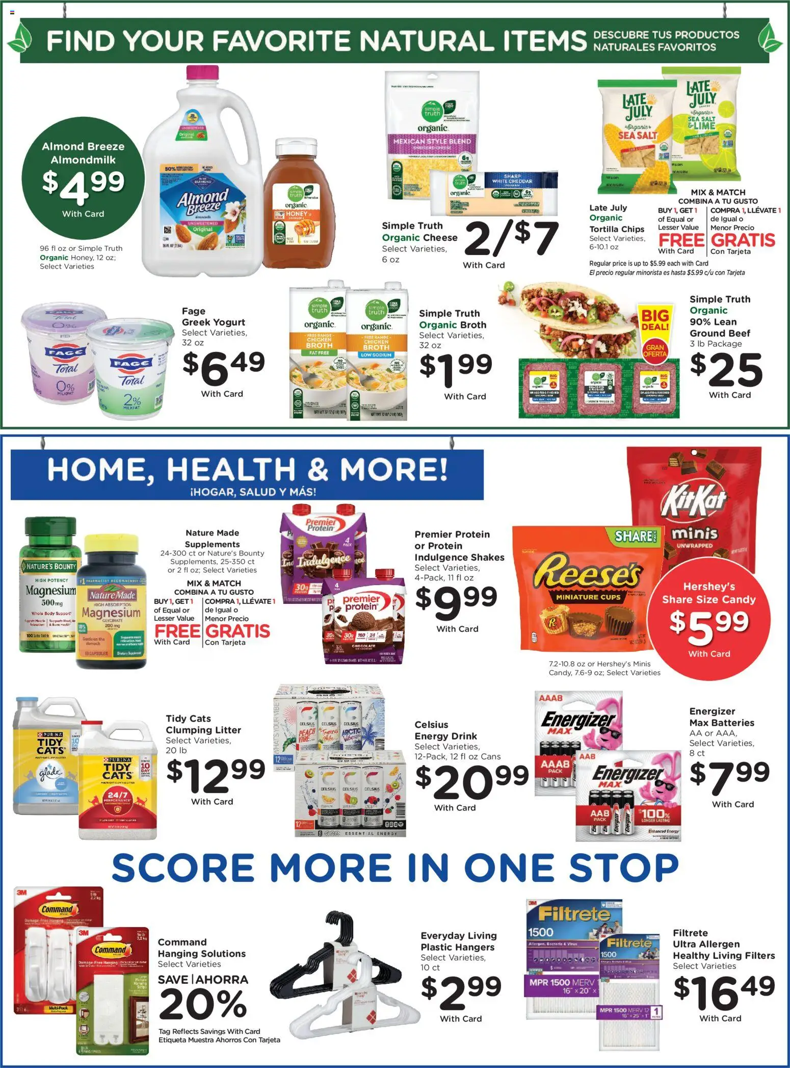 Fry's Food Weekly Ad - valid from 08/19/2026 | Page: 9 | Products: Cheese, Protein, Tortilla chips, Salt