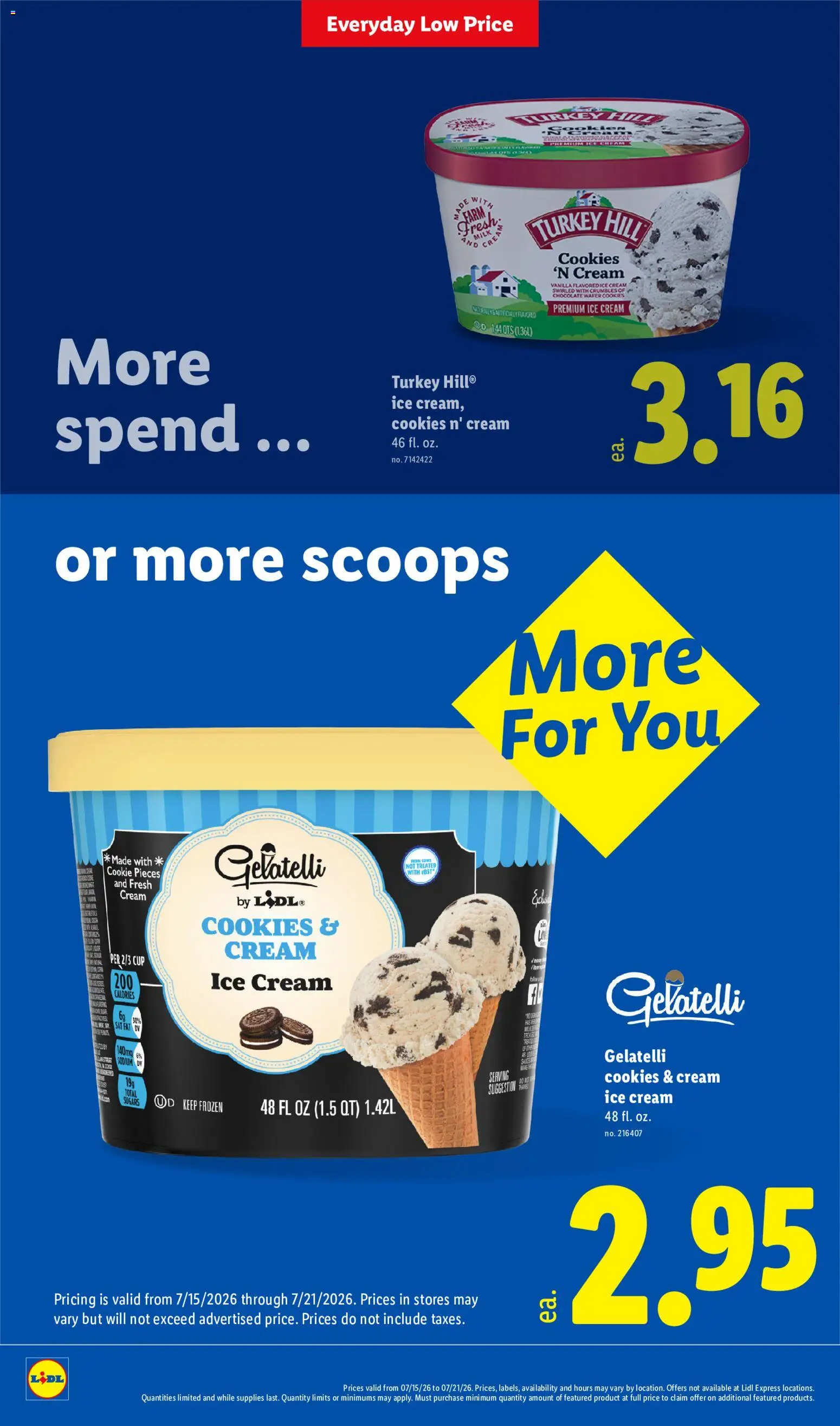 Lidl Weekly Ad - valid from 07/15/2026 | Page: 28 | Products: Milk, Chocolate, Cream, Cookies