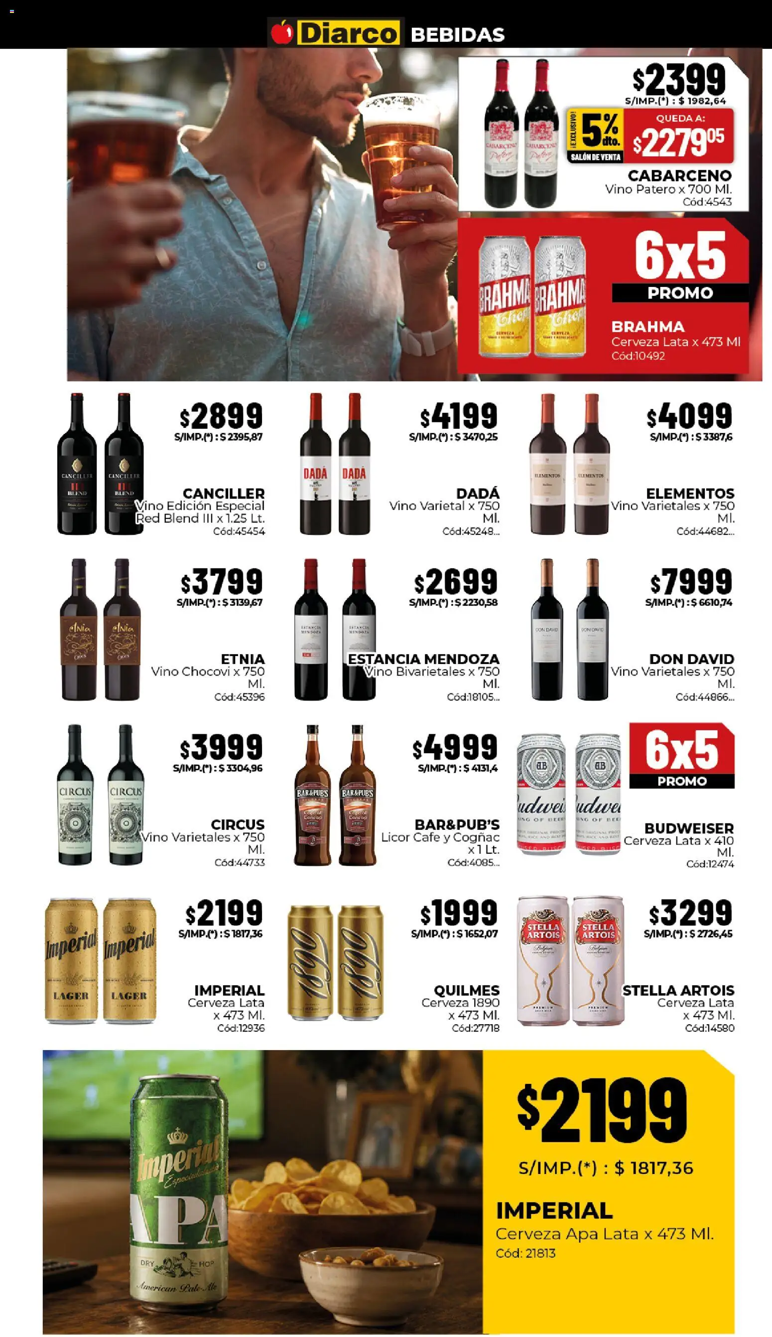 Diarco ofertas │ válido desde el 29/06/2026 | Página: 8 | Productos: Café, Vino, Cerveza