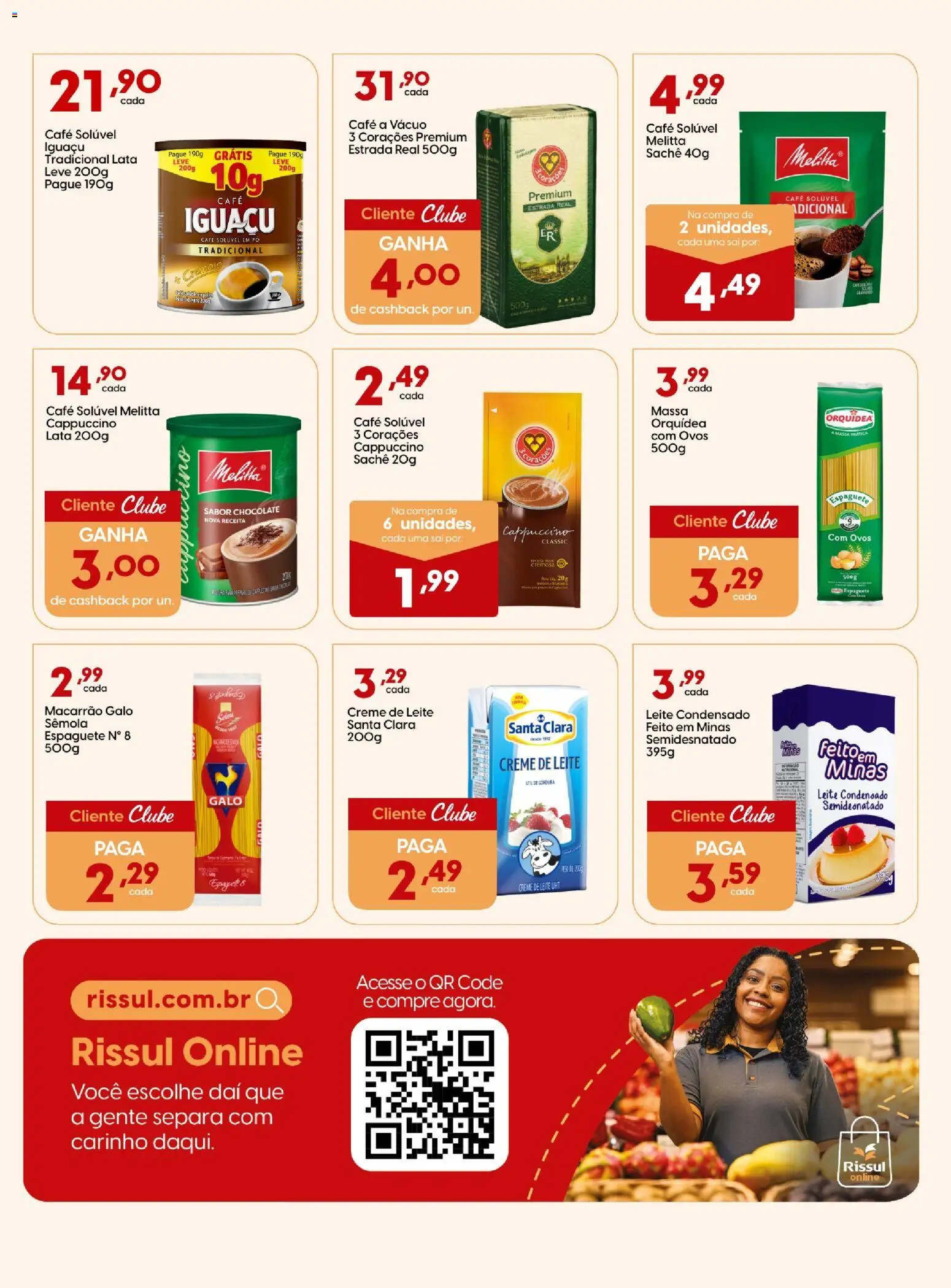 Rissul Folheto - válido de 10/09/2026 | Página: 3 | Produtos: Pó, Orquídea, Creme de leite, Leite condensado