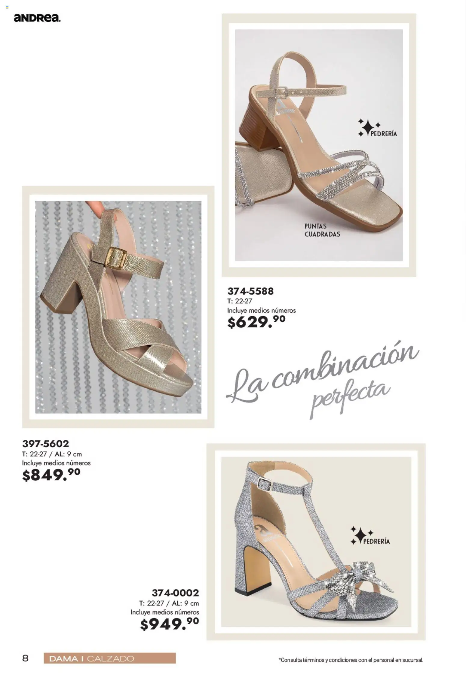 Nuevas ofertas de Andrea válidas en toda la República Mexicana desde el 12/07/2026. ¡Encuentra las mejores ofertas en Andrea catálogo Fiestas y Celebraciones! | Página: 8