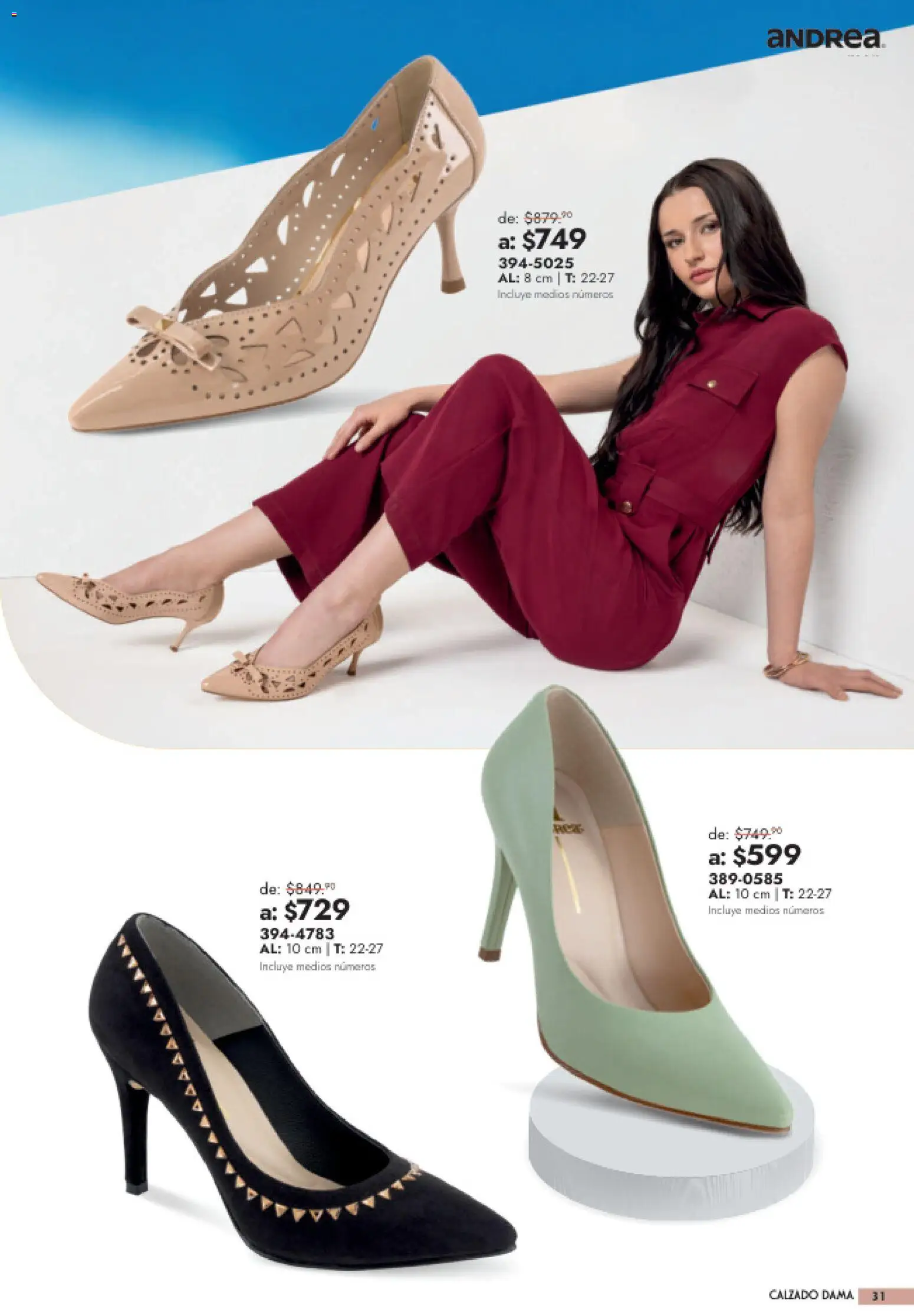 Nuevas ofertas de Andrea válidas en toda la República Mexicana desde el 26/07/2026. ¡Encuentra las mejores ofertas en Andrea catálogo Outlet! | Página: 31