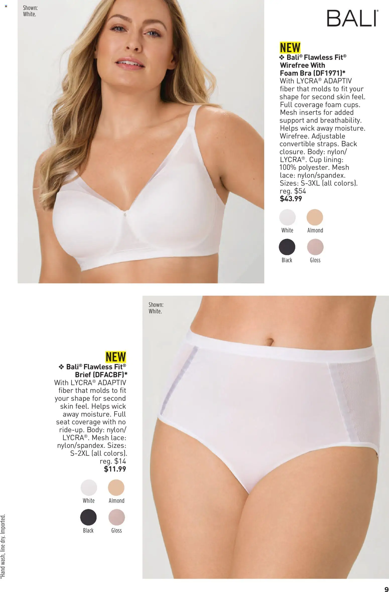 Avon Hanes Flyer - valid from 07/01/2026 | Page: 9 | Products: Bra, Foam