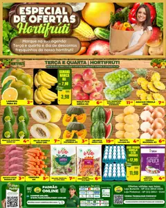 Supermercado Padrão ofertas Hortifruti - Pré-Visualização do folheto da loja Supermercado Padrão, válido de 21/07/2026