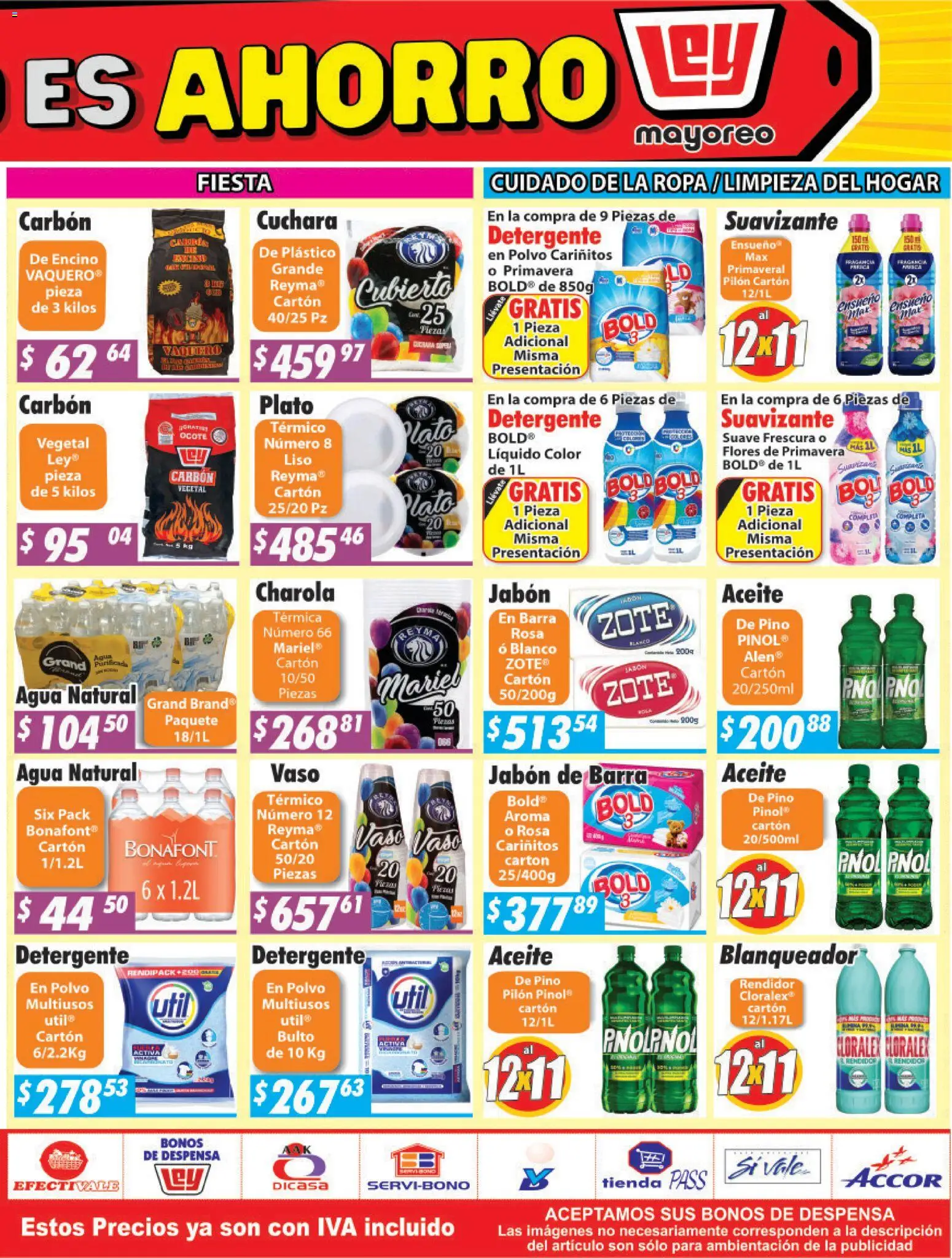 Nuevas ofertas de Casa Ley válidas en toda la República Mexicana desde el 15.06.2026. ¡Encuentra las mejores ofertas en Casa Ley folleto Nogales! | Página: 4 | Productos: Aceite, Suavizante, Despensa, Polvo