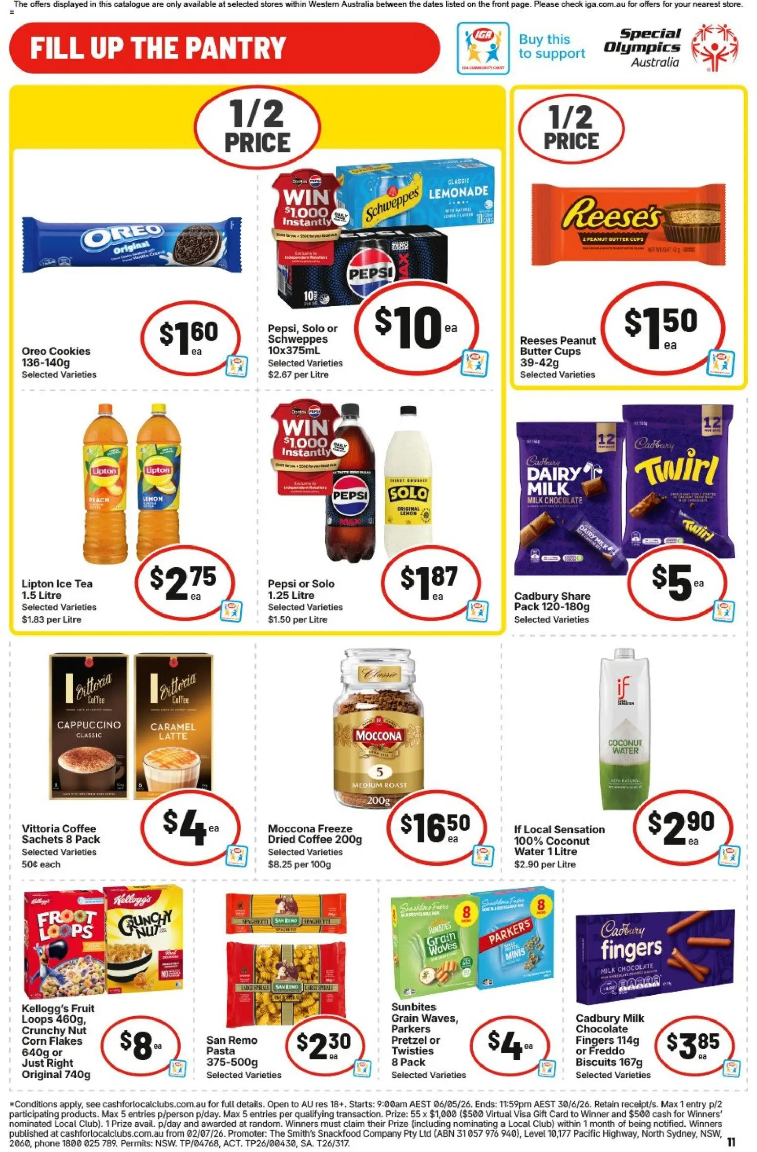 IGA catalogue - valid from 13.05.2026 | Page: 11 | Products: Cheese, Chips, Raspberry, Phone