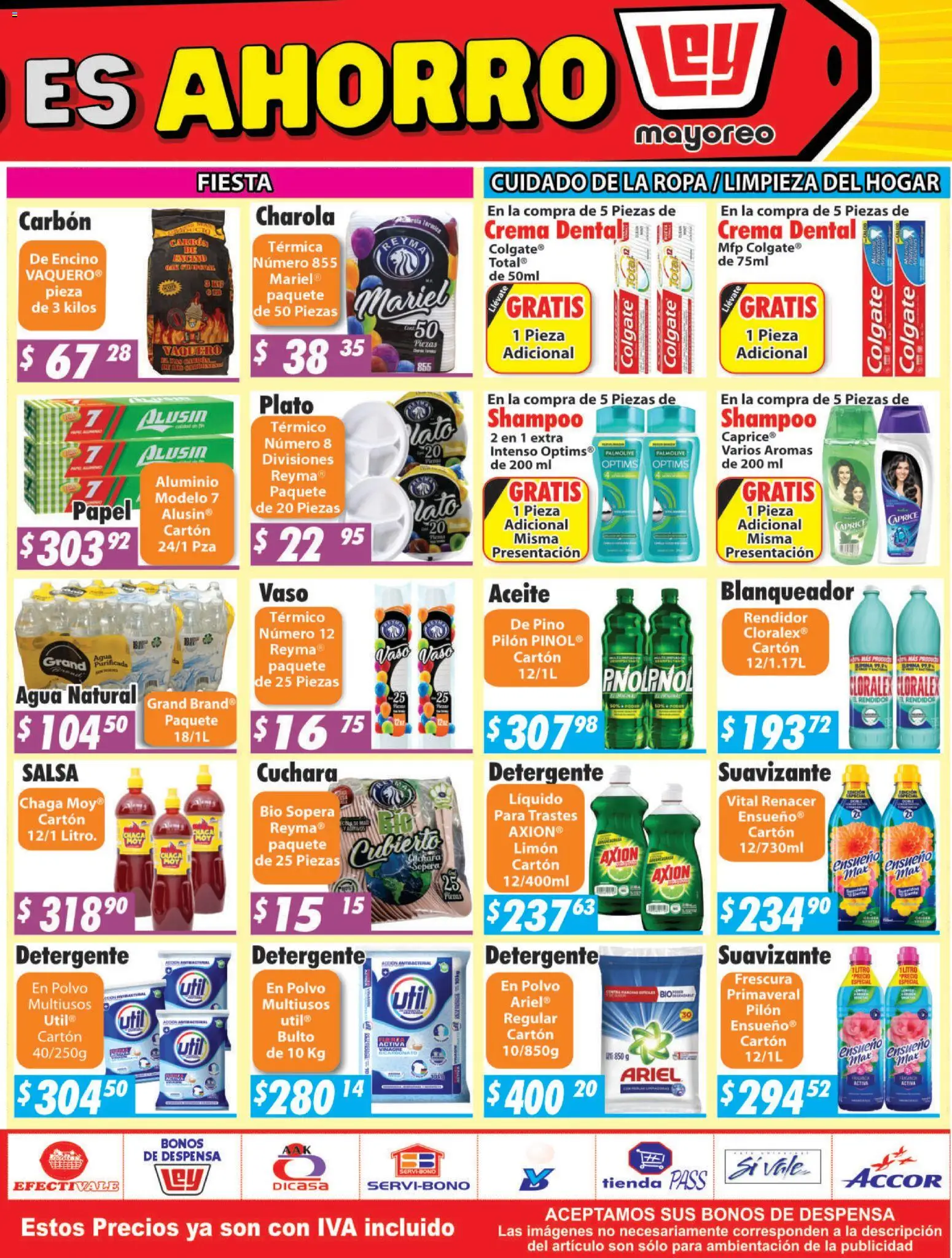 Nuevas ofertas de Casa Ley válidas en toda la República Mexicana desde el 29/06/2026. ¡Encuentra las mejores ofertas en Casa Ley folleto Hermosillo! | Página: 4 | Productos: Detergente, Aceite, Suavizante, Ropa