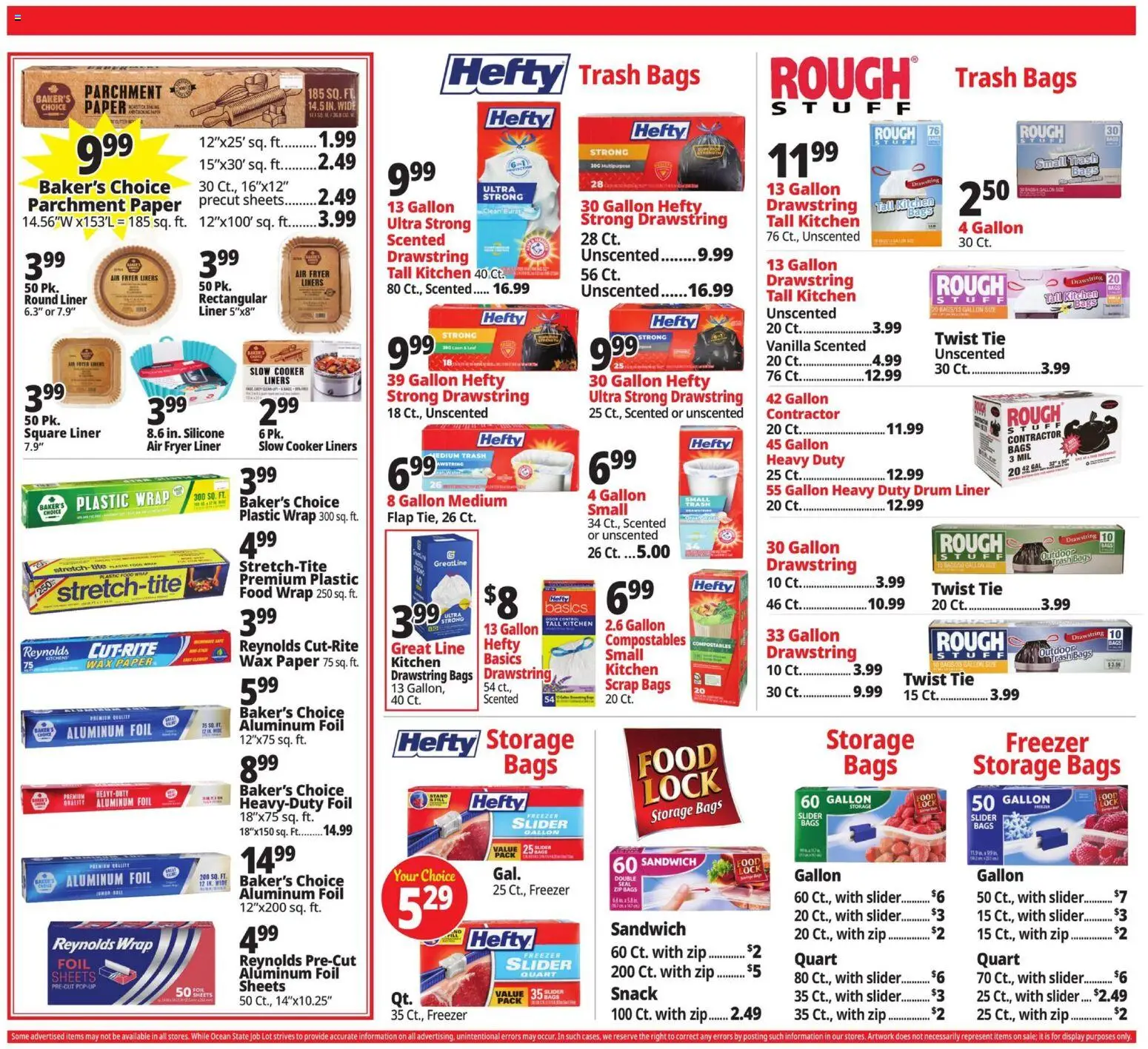 Ocean State Job Lot Weekly Ad - MA - valid from 09/03/2026 | Page: 16 | Products: Foil, Aluminum foil, Air fryer, Parchment paper