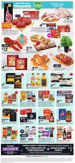 Preview of Safeway weekly flyer / circulaire from shop Safeway valid from Jul 30, 2026 | Page: 3