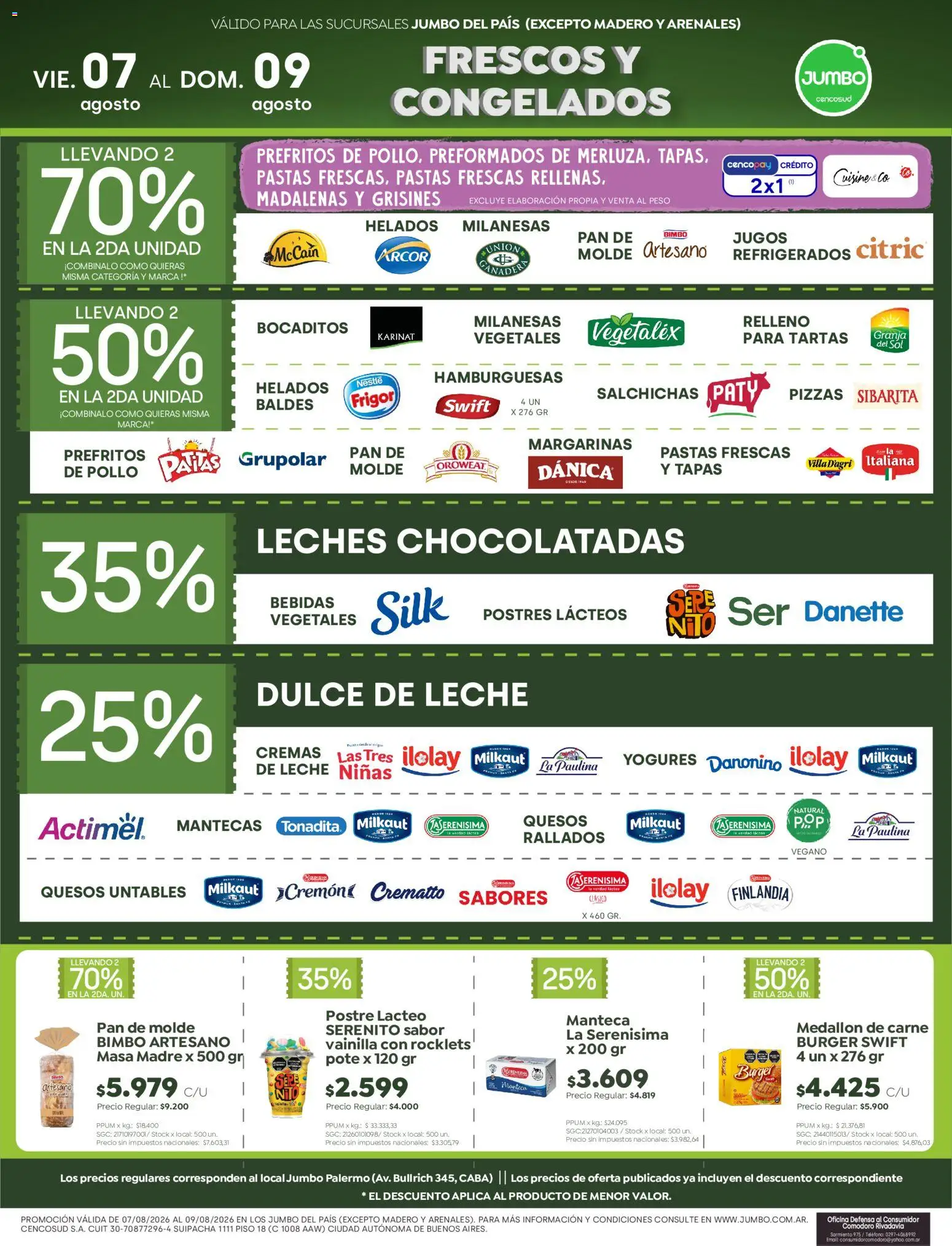 Jumbo - Ofertas Bs As │ válido desde el 07/08/2026 | Página: 4 | Productos: Teléfono, Grisines, Leche, Postre