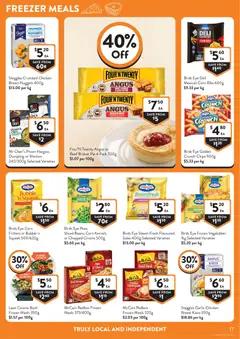 Preview of Foodworks catalogue - valid from 17.06.2026 | Page: 17 | Products: Chicken, Chips, Vegetables, Freezer