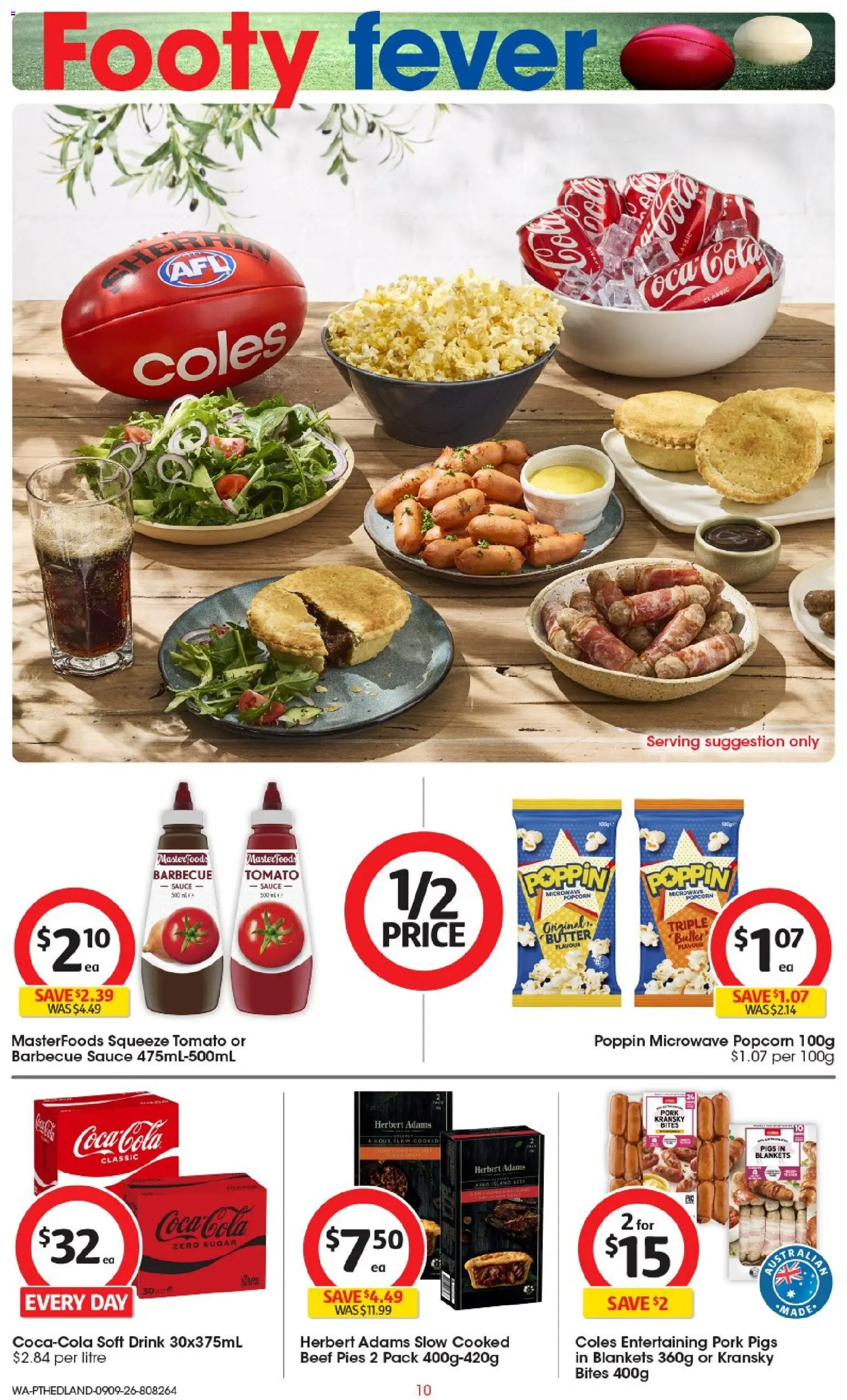 Coles catalogue - valid from 09/09/2026 | Page: 10 | Products: Snacks, Chocolate, Snickers, Lime