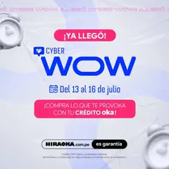 Vista previa de folleto Hiraoka Cyber Wow de la Hiraoka válido desde 13/07/2026