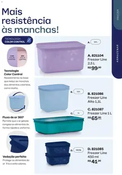 Tupperware catálogo Vitrine 07 - Pré-Visualização do folheto da loja Tupperware, válido de 01/07/2026 | Página: 27 | Produtos: Freezer, Base