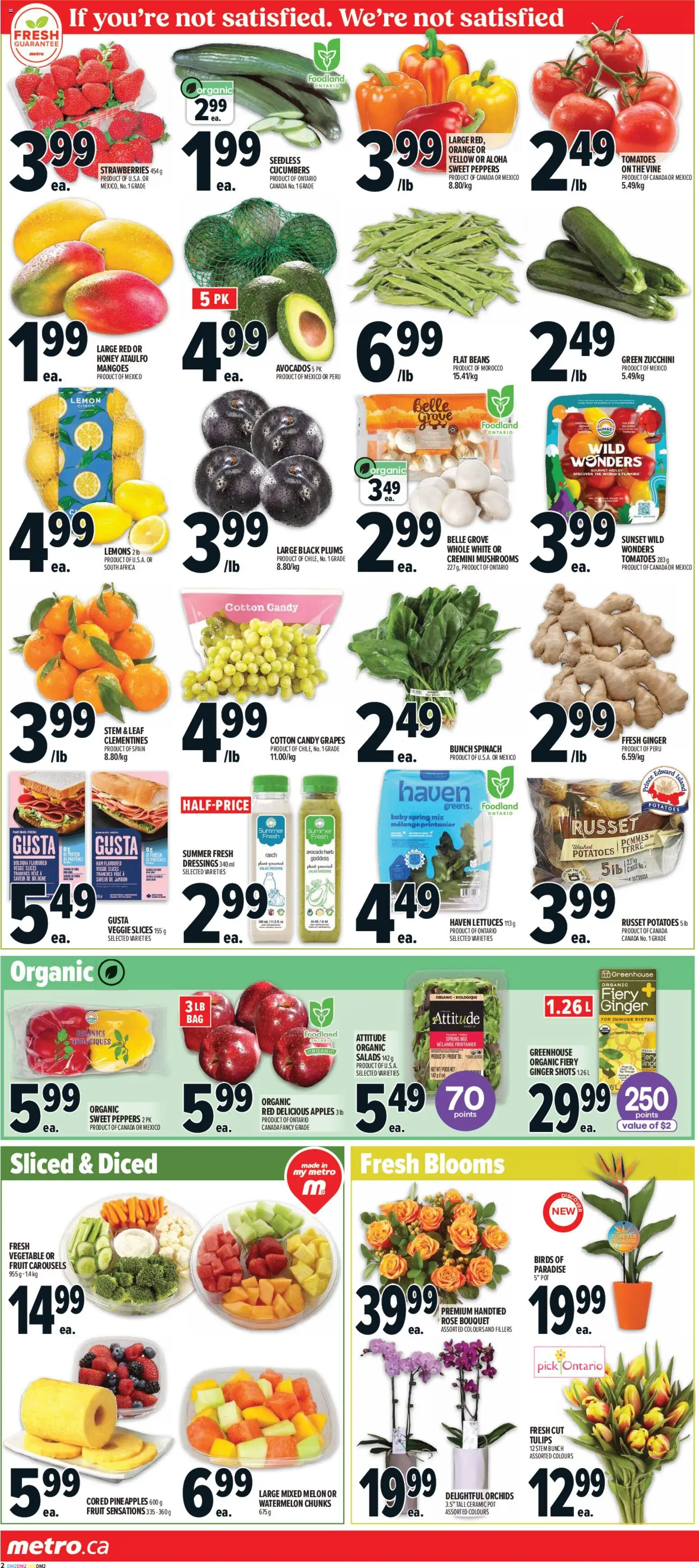 Metro flyer valid from 16.04.2026 | Page: 6 | Products: Strawberries, Potatoes, Ham, Apples