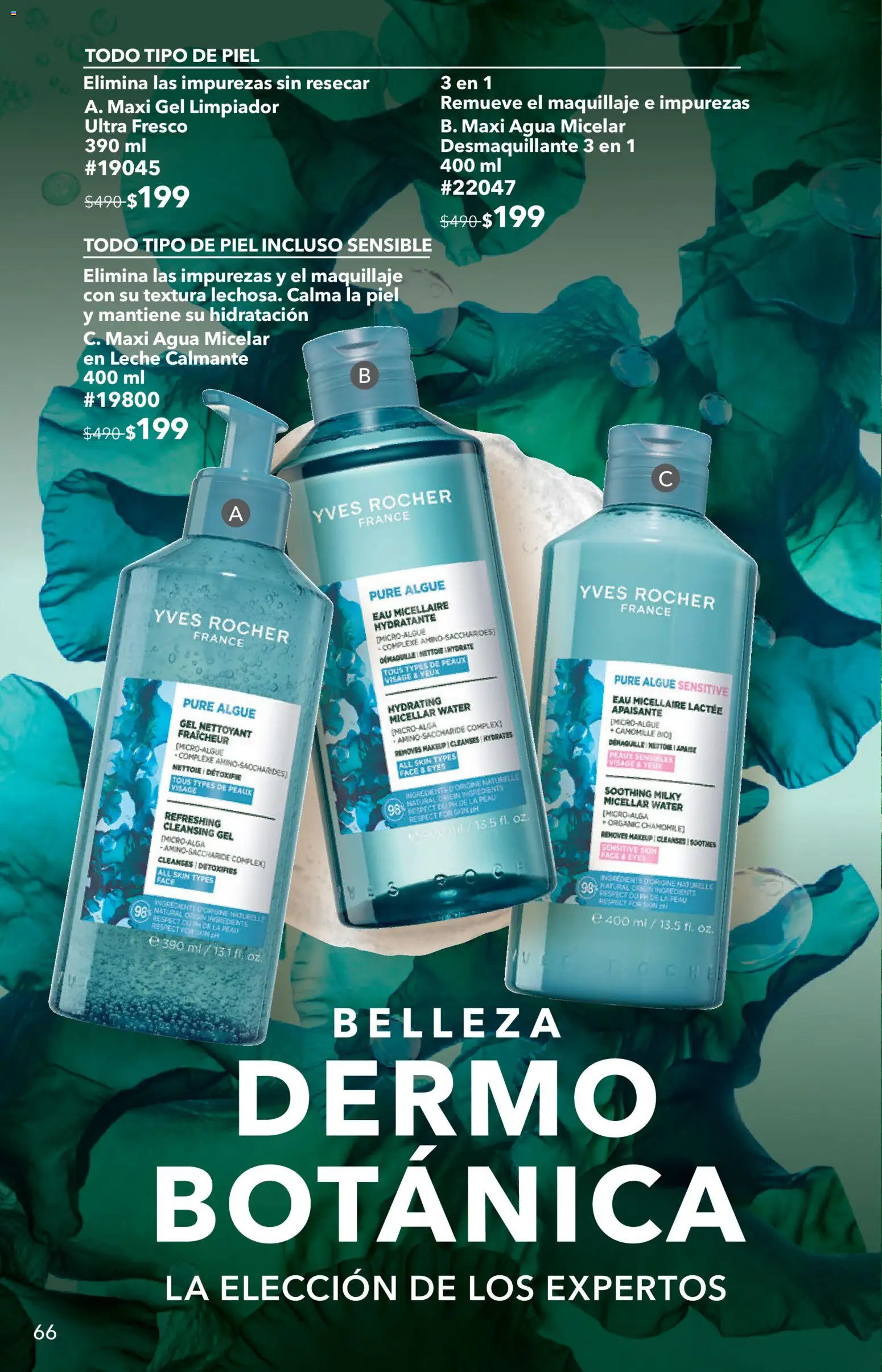 Nuevas ofertas de Yves Rocher válidas en toda la República Mexicana desde el 27/10/2026. ¡Encuentra las mejores ofertas en Yves Rocher campaña 15 2026! | Página: 68