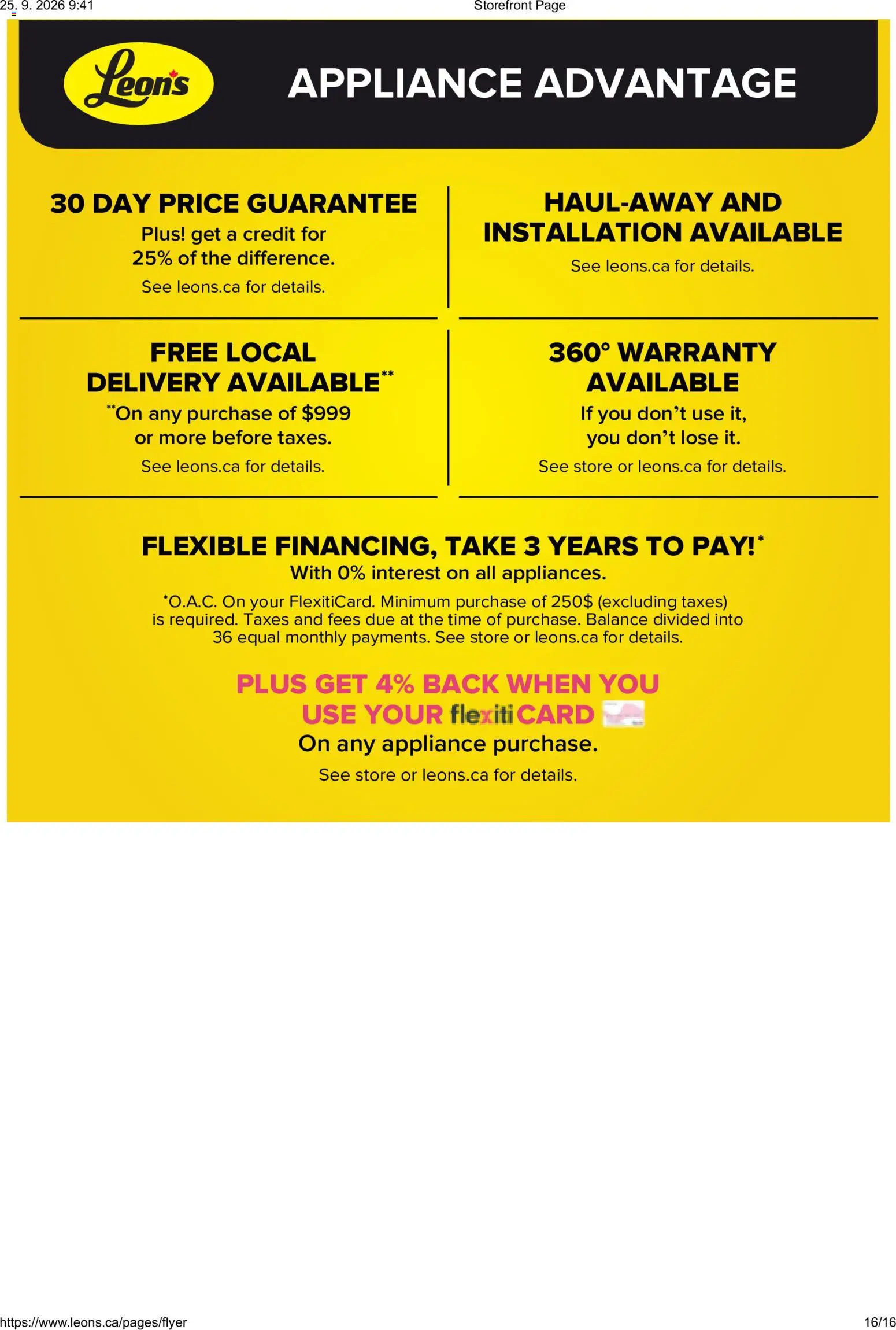 Leon's flyer valid from Sep 24, 2026 | Page: 16