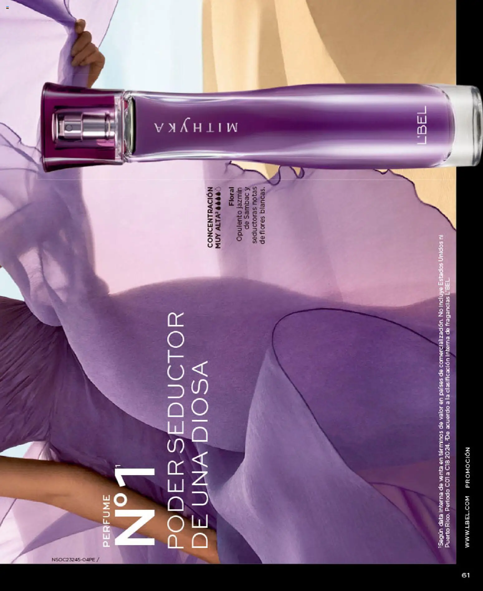 Catálogo L'Bel válido desde 09/09/2026 | Página: 61 | Productos: Flores, Perfume