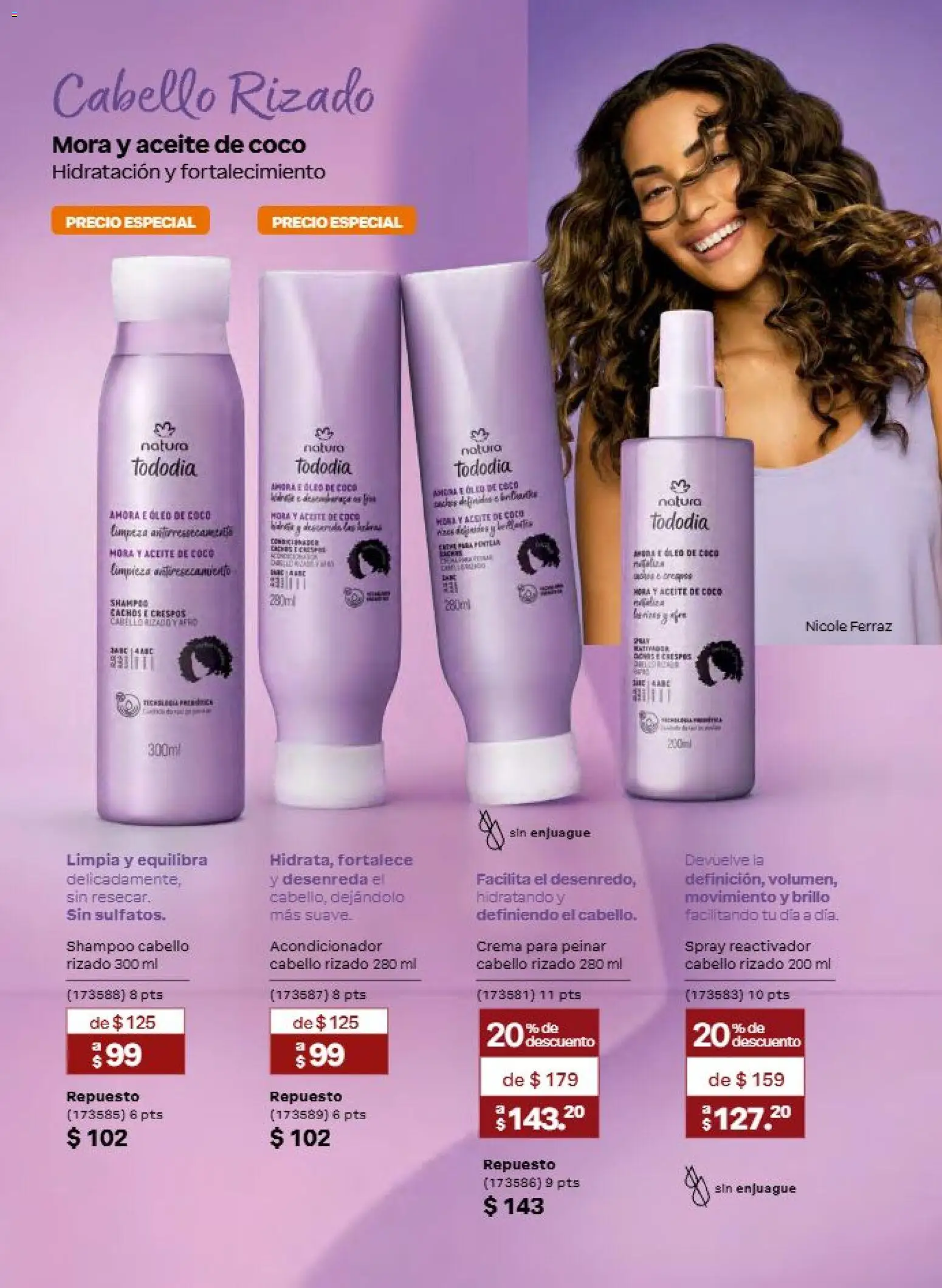 Nuevas ofertas de Natura válidas en toda la República Mexicana desde el 11/09/2026. ¡Encuentra las mejores ofertas en Natura campaña 14 2026! | Página: 135 | Productos: Coco, Aceite de coco, Crema, Brillo