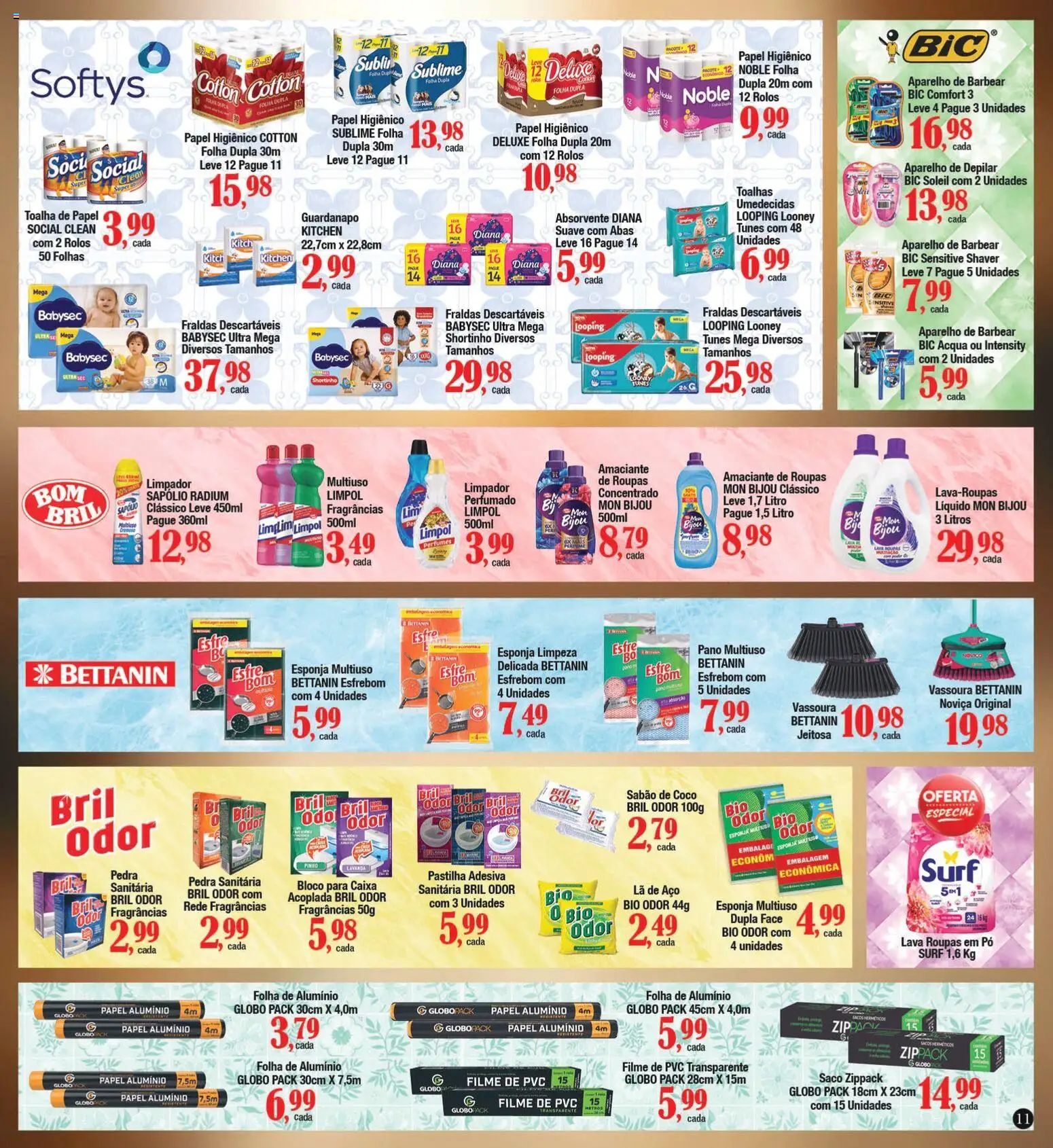 Supermercados Unidos Folheto - válido de 02.03.2026 | Página: 11 | Produtos: Coco, Roupas, Absorvente, Vassoura