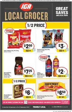 Preview of IGA catalogue Abbotsford - valid from 16/09/2026
