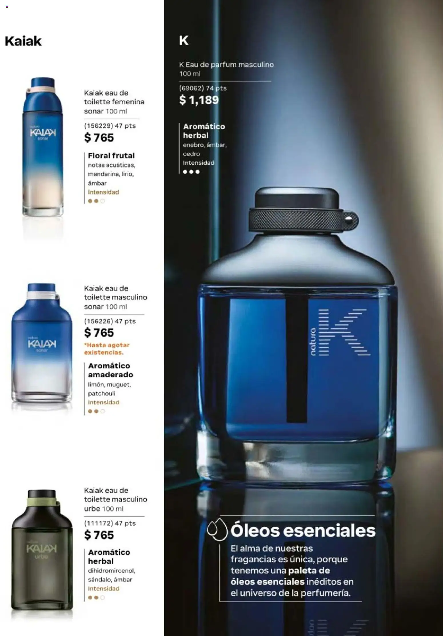 Nuevas ofertas de Natura válidas en toda la República Mexicana desde el 10/07/2026. ¡Encuentra las mejores ofertas en Natura campaña 11 2026! | Página: 30 | Productos: Paleta, Eau de toilette