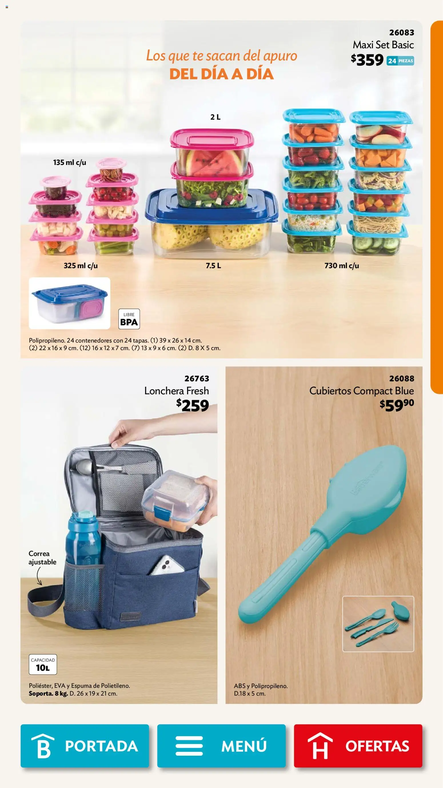 Nuevas ofertas de Betterware válidas en toda la República Mexicana desde el 02/11/2026. ¡Encuentra las mejores ofertas en Betterware campaña 11 2026! | Página: 65