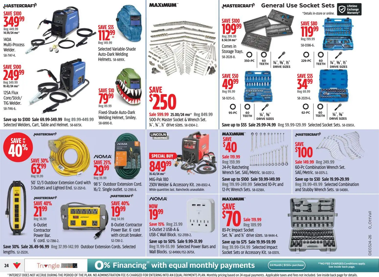 Canadian Tire flyer valid from 11.06.2026 | Page: 24 | Products: Table, Socket