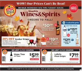 Preview of ShopRite weekly ads valid from 09/16/2026