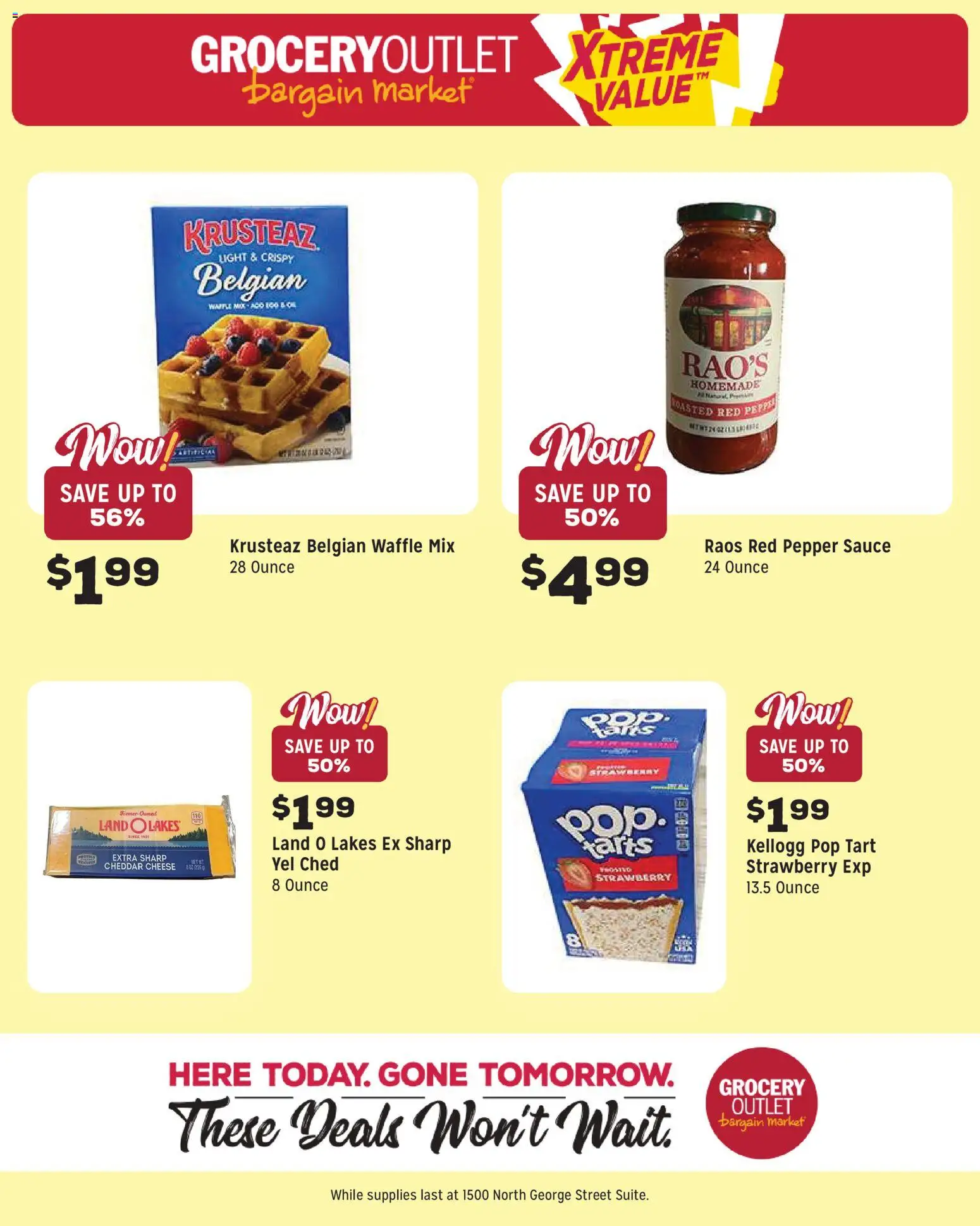 Grocery Outlet Weekly Ad - PA - valid from 03.06.2026 | Page: 8 | Products: Cheese, Sauce, Pepper