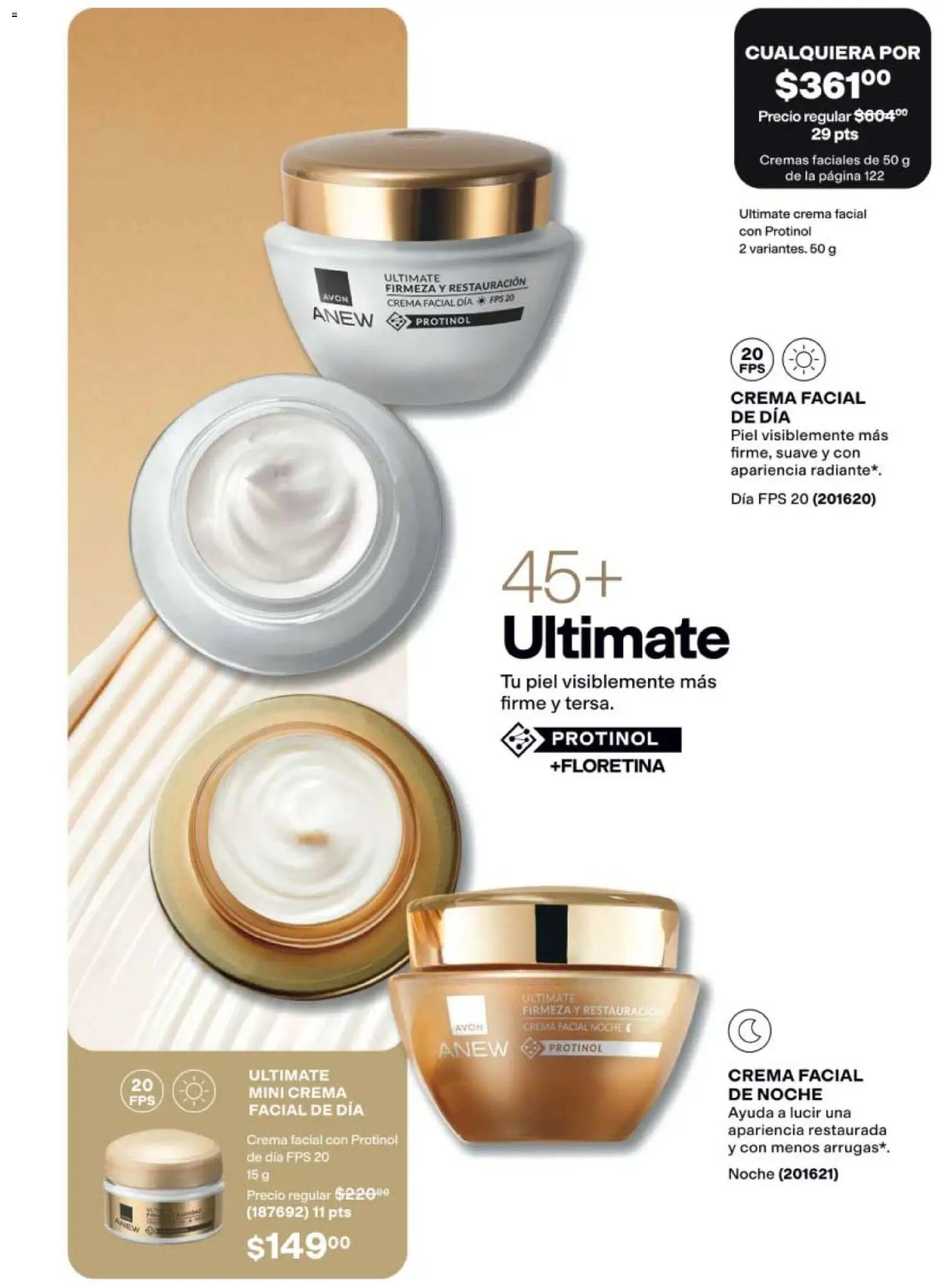 Nuevas ofertas de AVON válidas en toda la República Mexicana desde el 21/08/2026. ¡Encuentra las mejores ofertas en AVON campaña 13 2026! | Página: 119 | Productos: Crema, Crema facial, Radiante