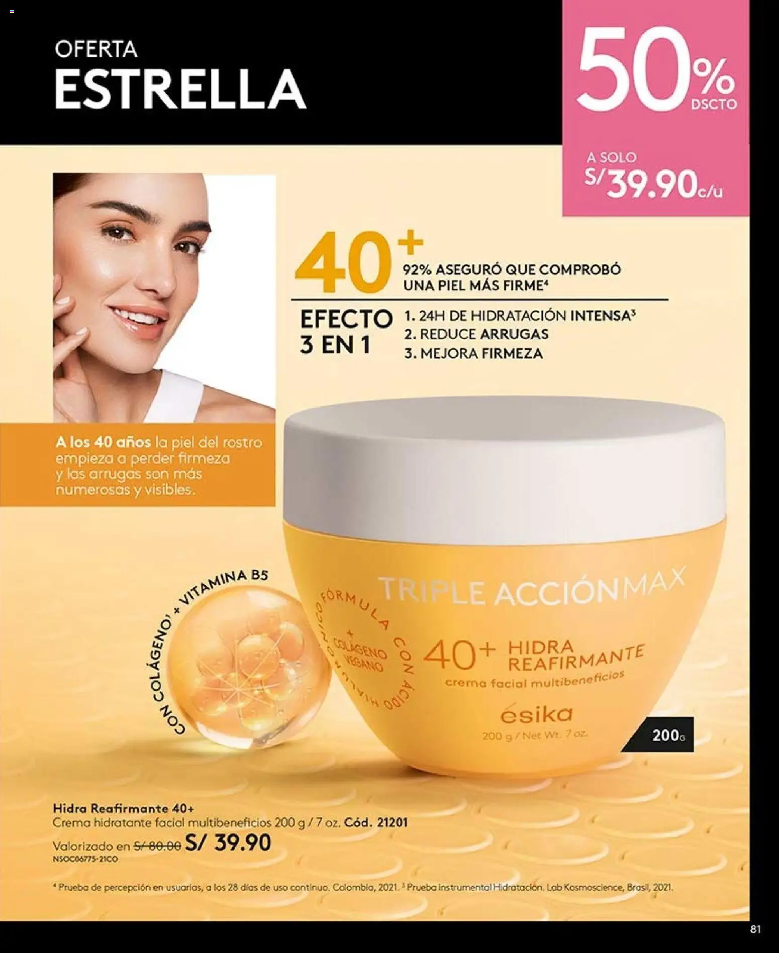 Catálogo Ésika válido desde 22/08/2026 | Página: 81 | Productos: Crema