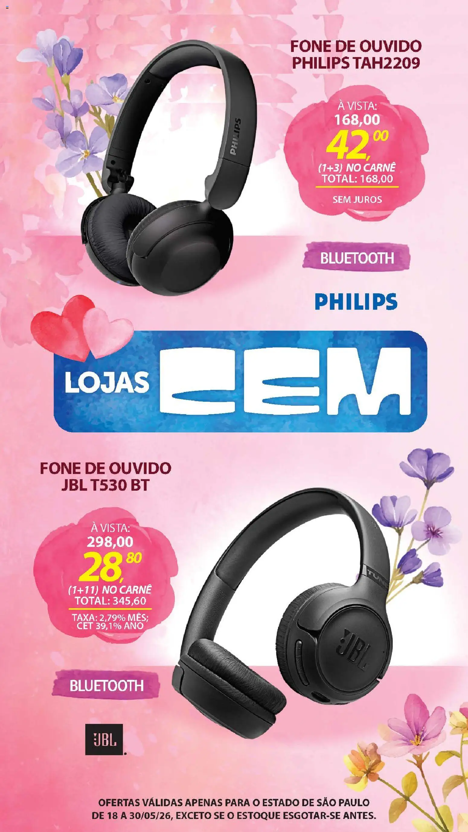 Lojas Cem - Ofertas atuais de 18/05/2026 ? Não perca as melhores promoções! | Brasil